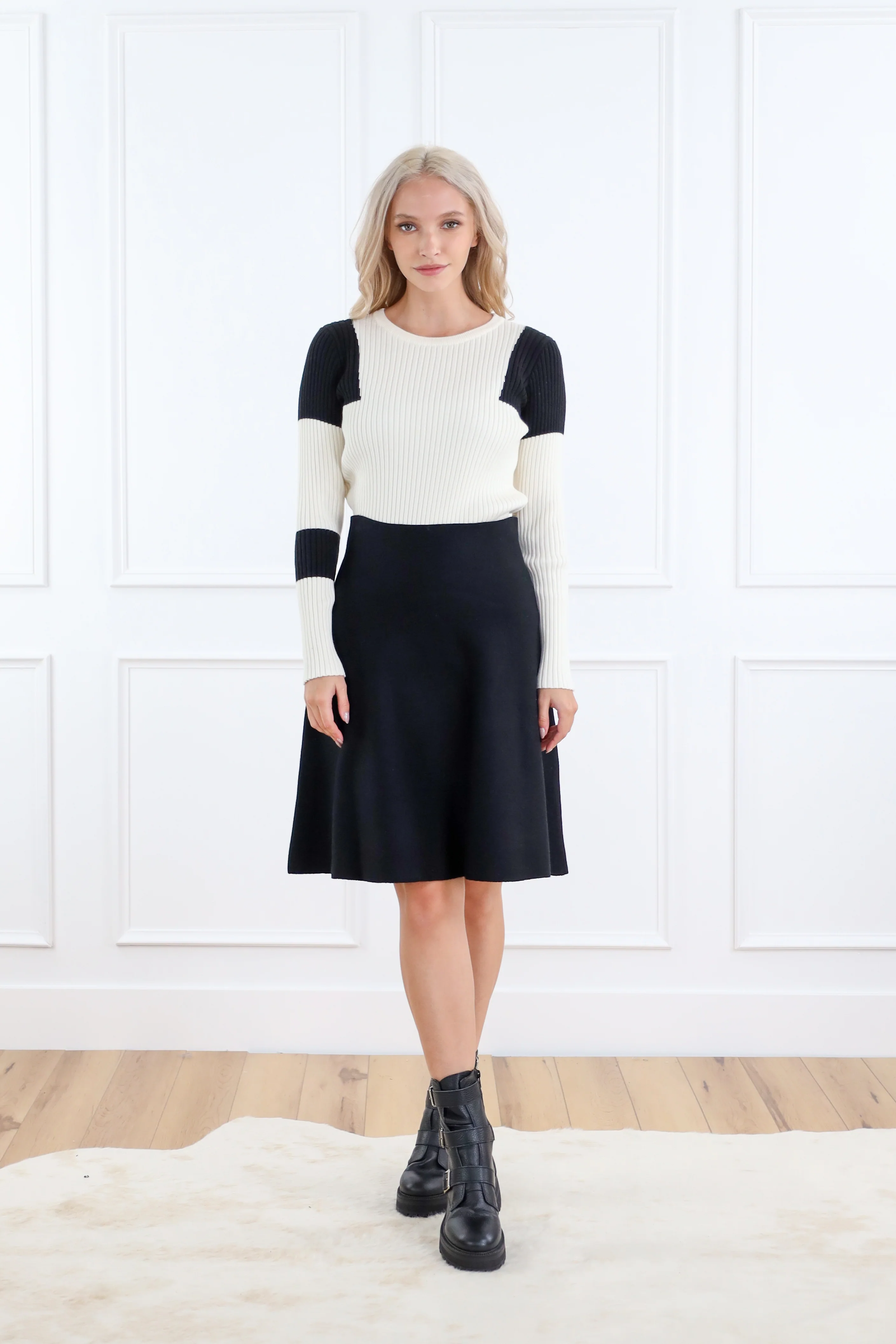 Basic Knit Skirt - 23" - Image 3