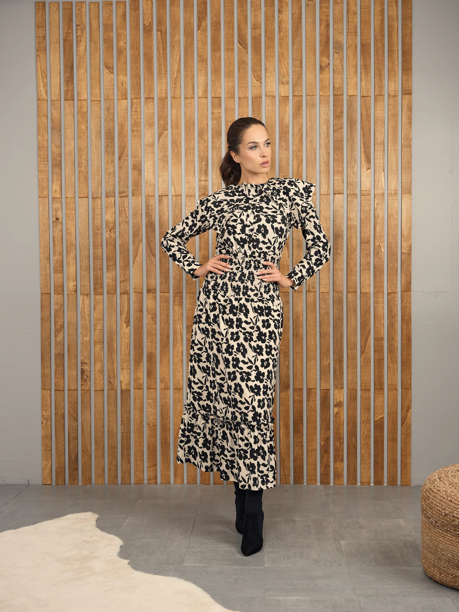 Print Shirt With Collar - Image 4