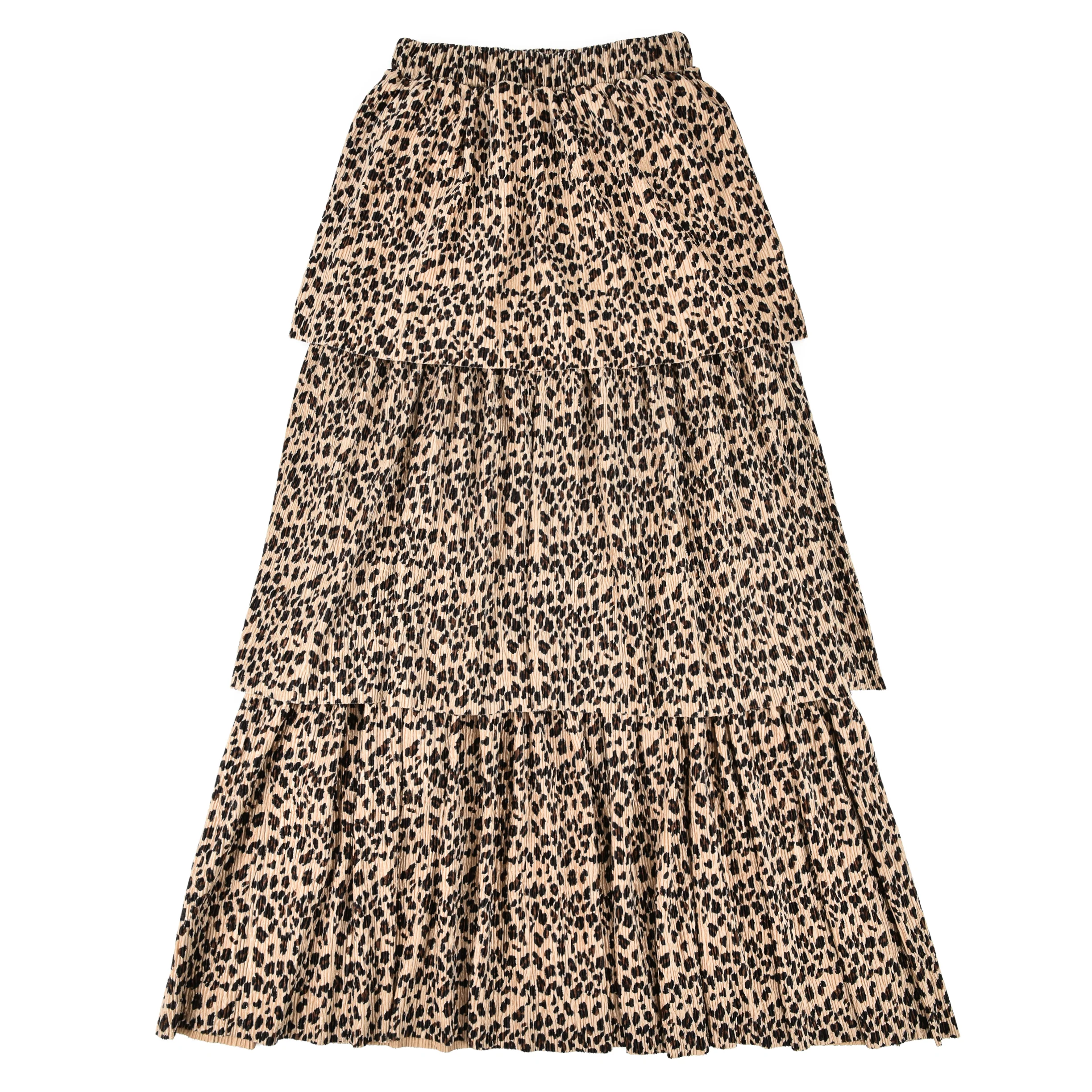 Velvet Pleated Layeres Skirt - Image 11