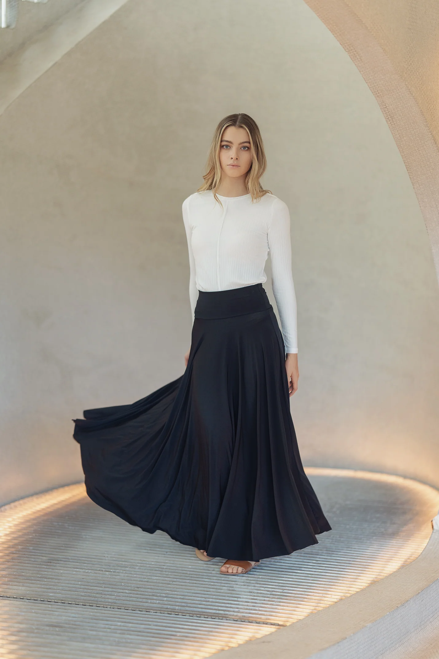 Wide Rib Long Sleeve Tee - Image 7
