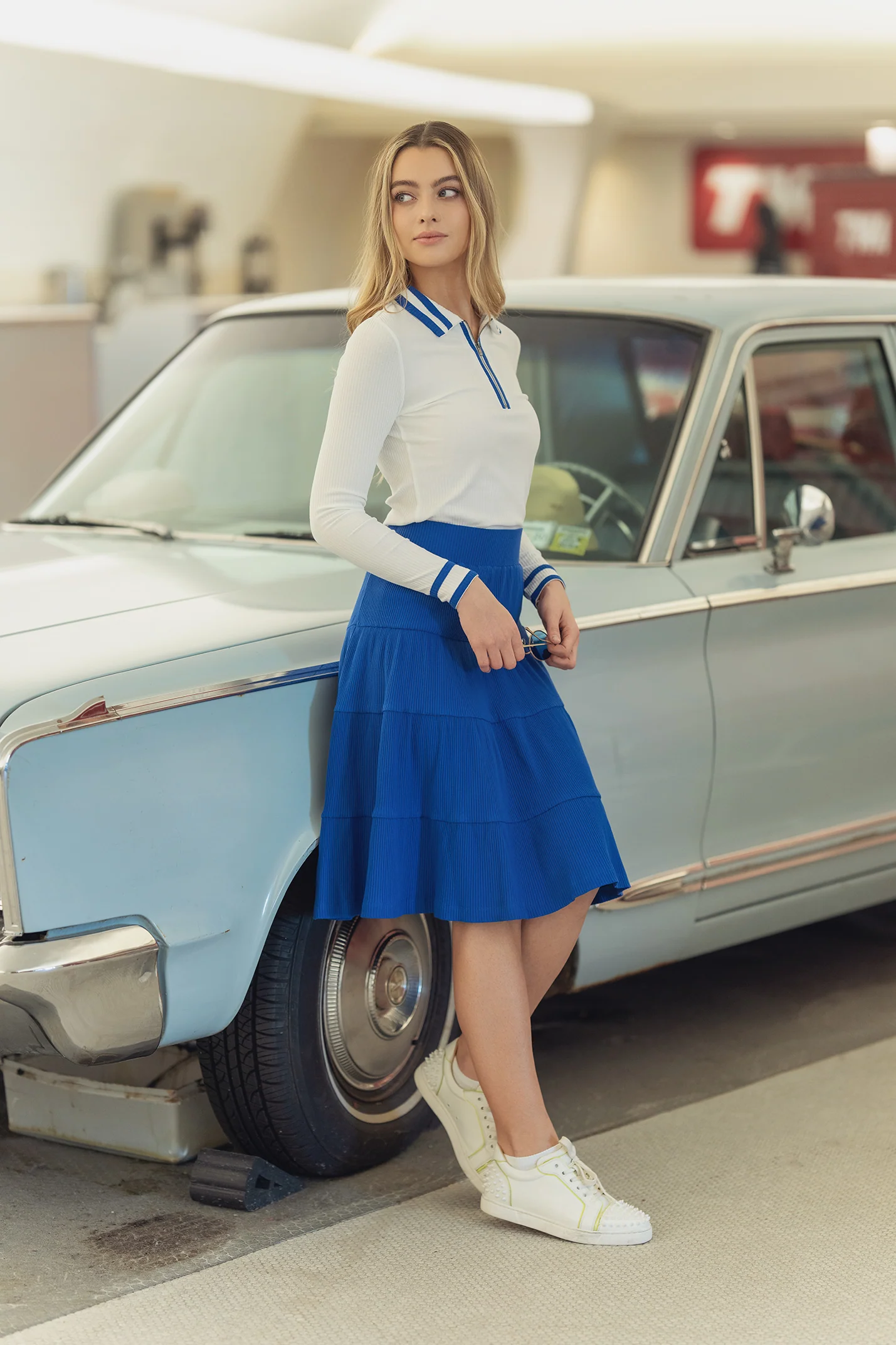 Rib Tier Skirt - Image 3