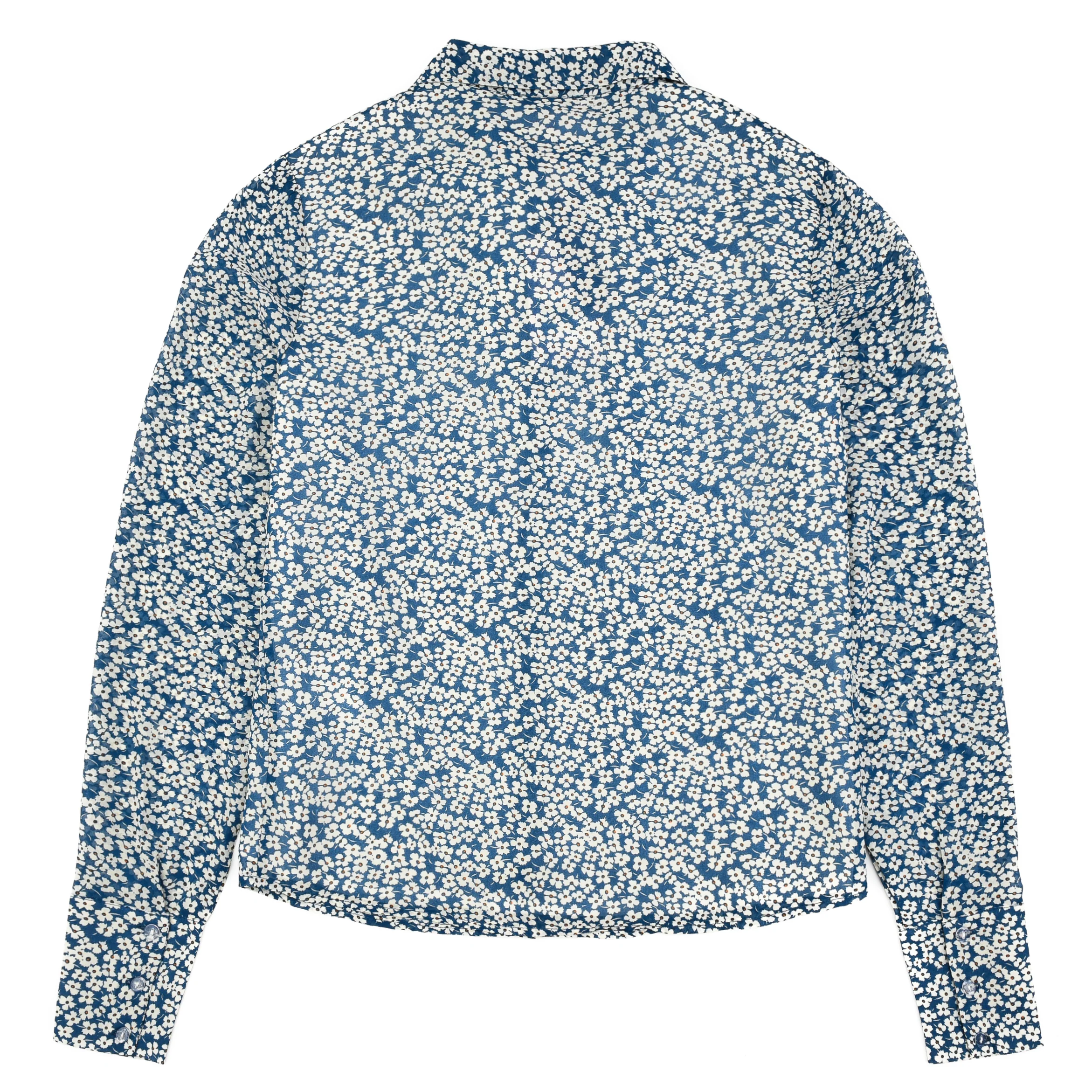 The Fleurs Print Tie Blouse - Image 7