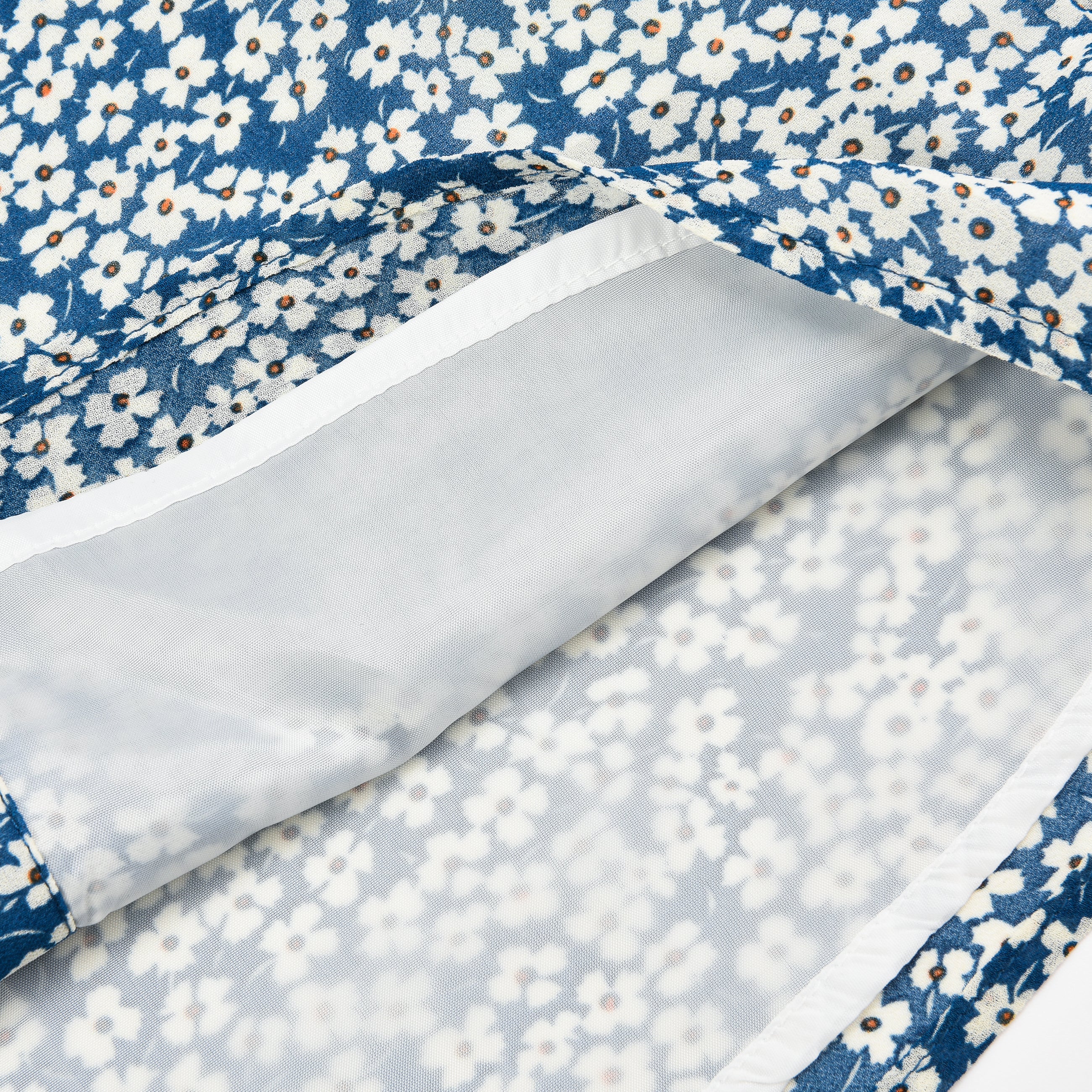 The Fleurs Print Tie Blouse - Image 8