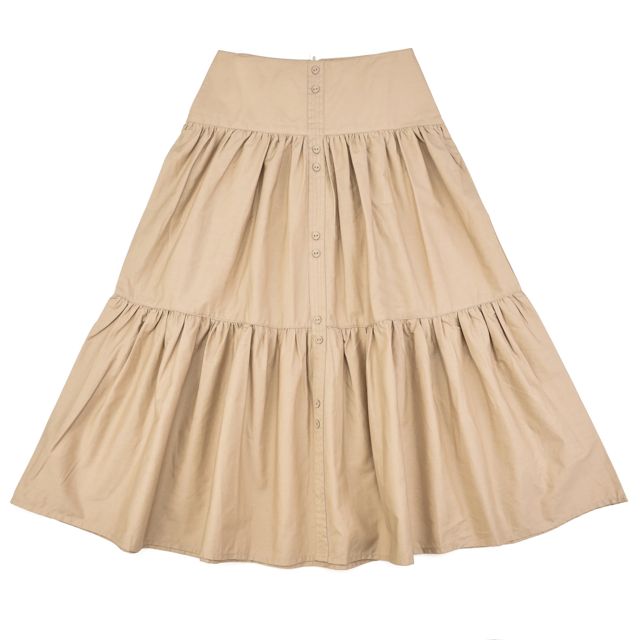 Tiered Button Skirt - Image 8