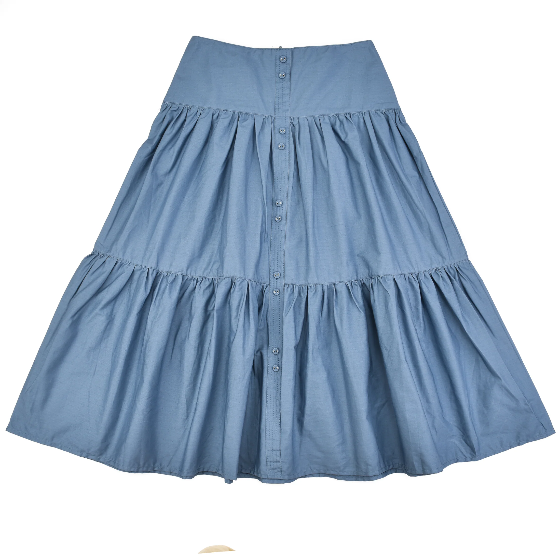 Tiered Button Skirt - Image 9