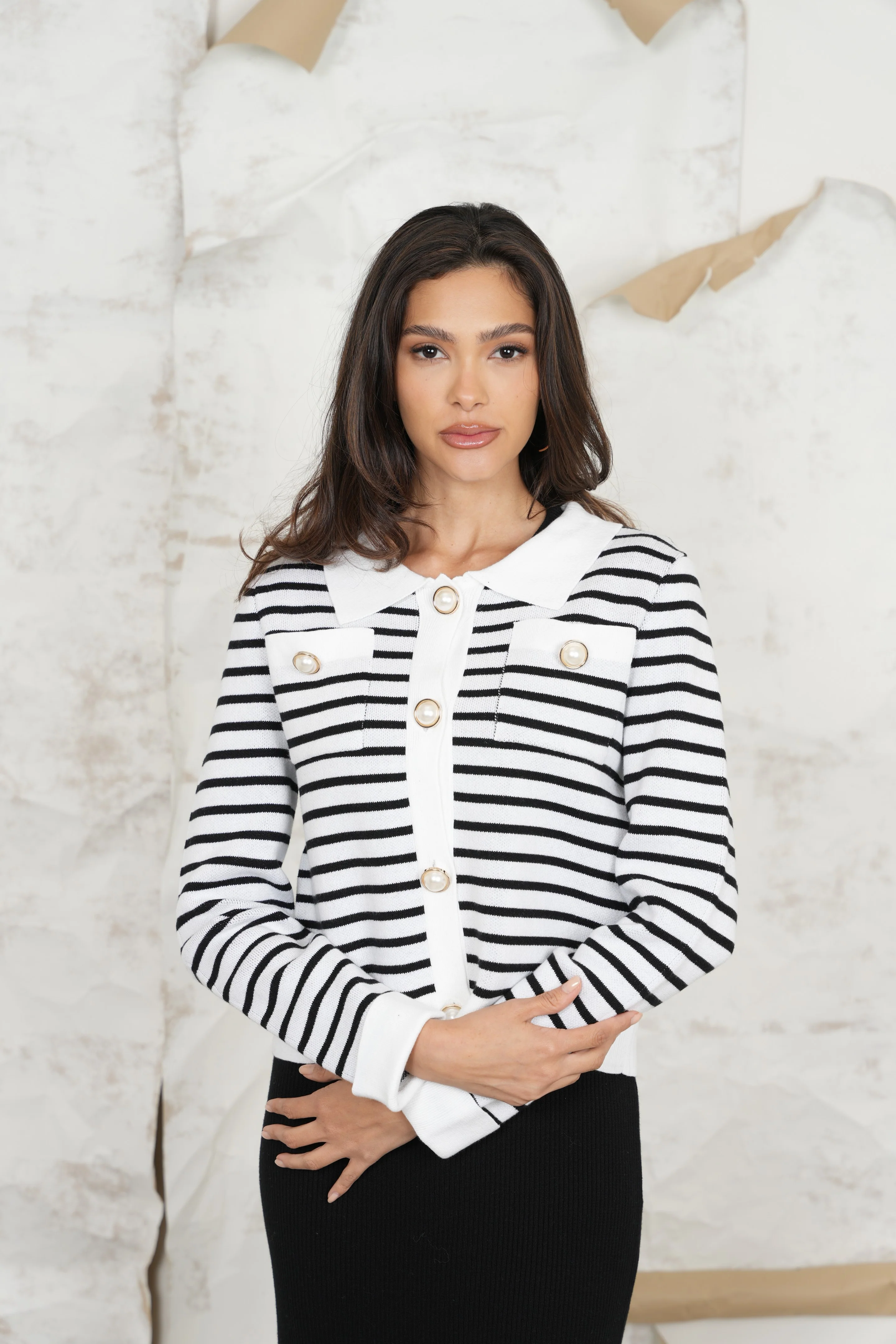 Striped Knit Top - Image 7