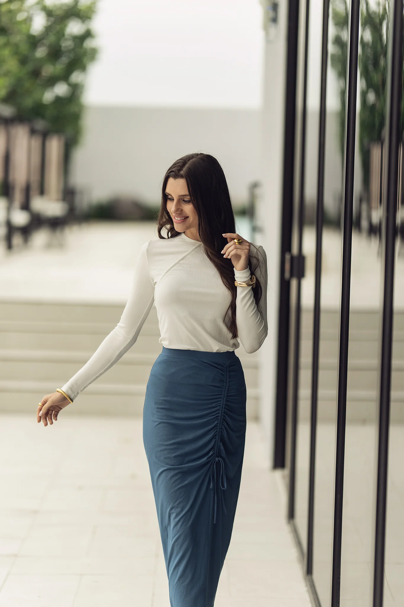 Soft Ruched Skirt - Image 8