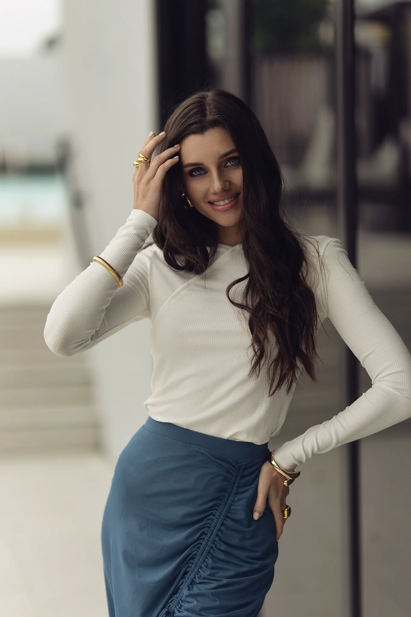 Soft Ruched Skirt - Image 9