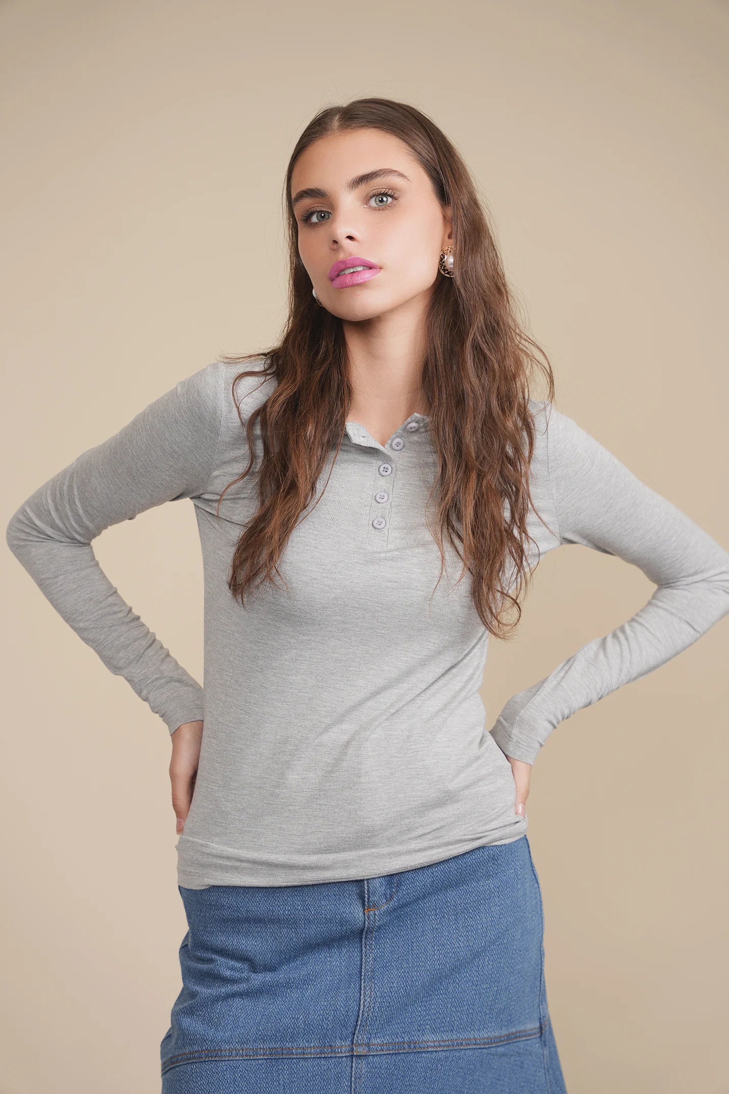 Soft Basic Henley - Image 5