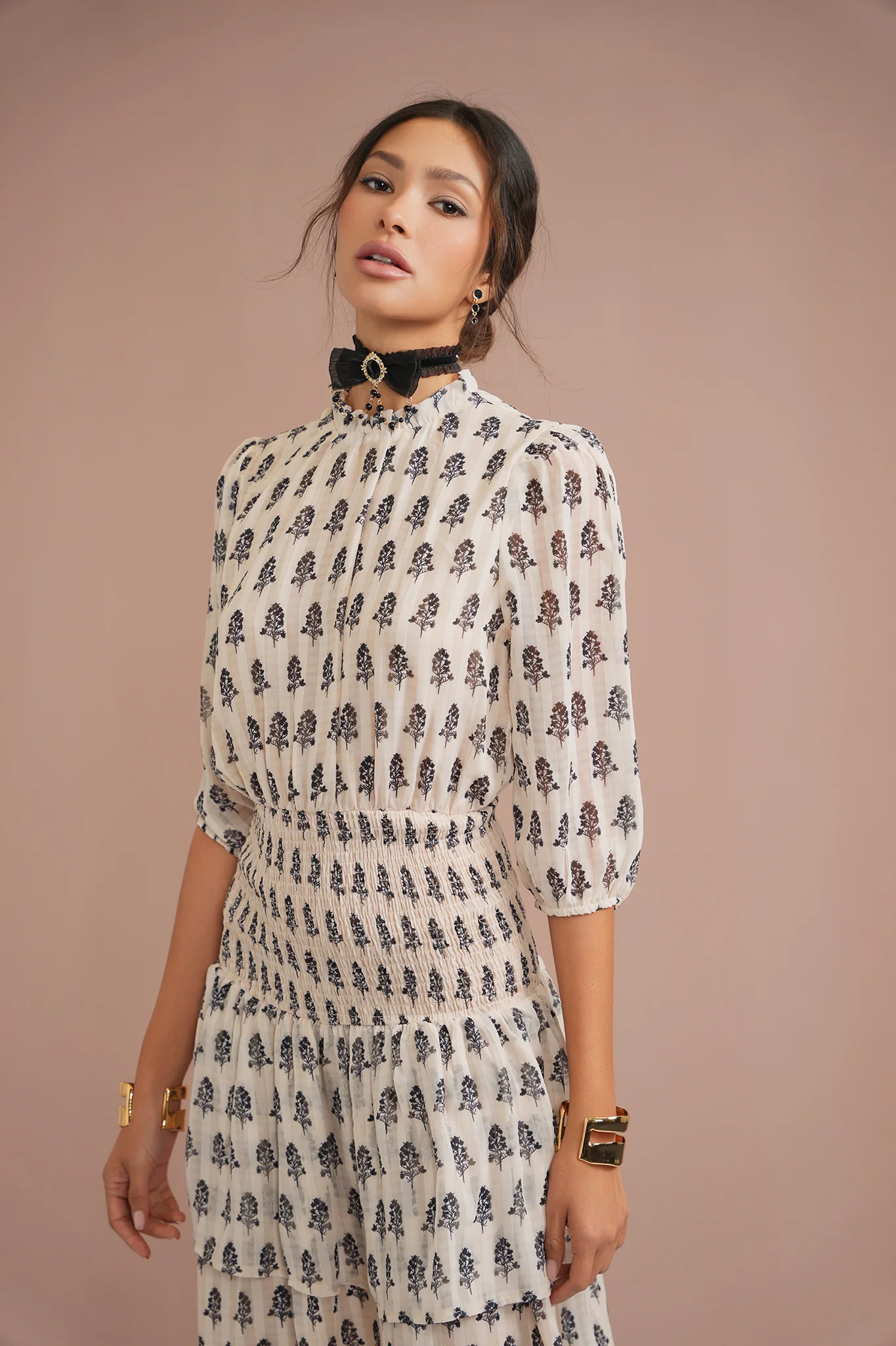 Waisted Layered Dress - Image 18