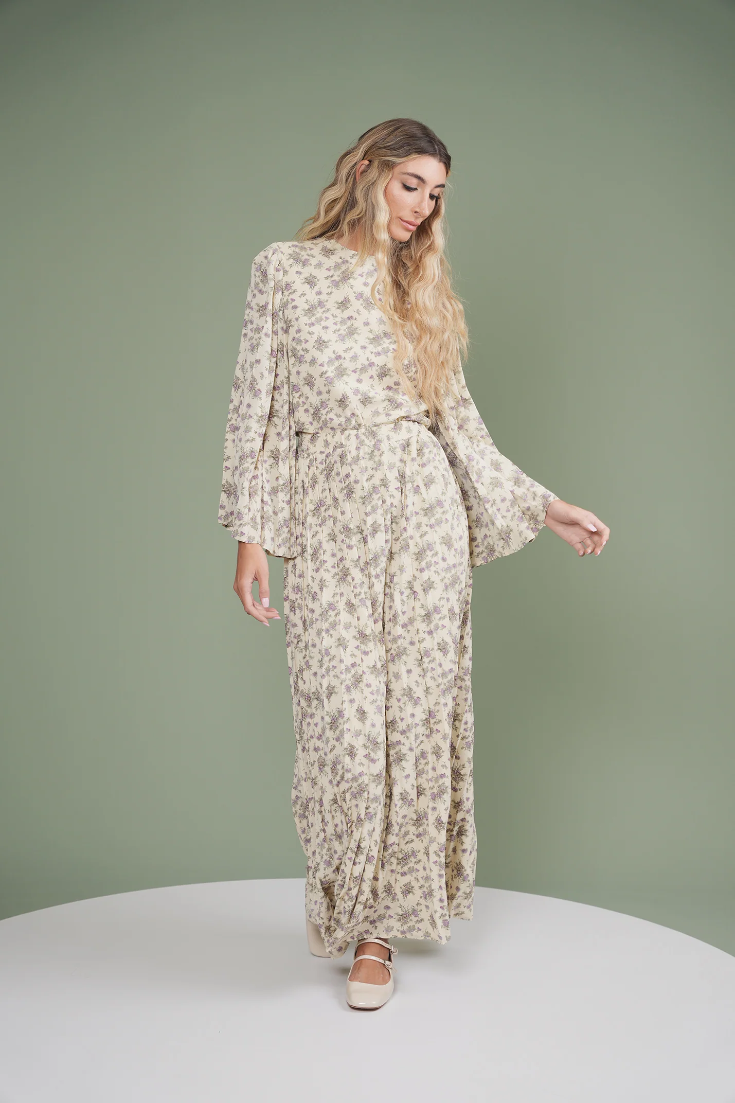 Pleated Sleeves Top - Image 15