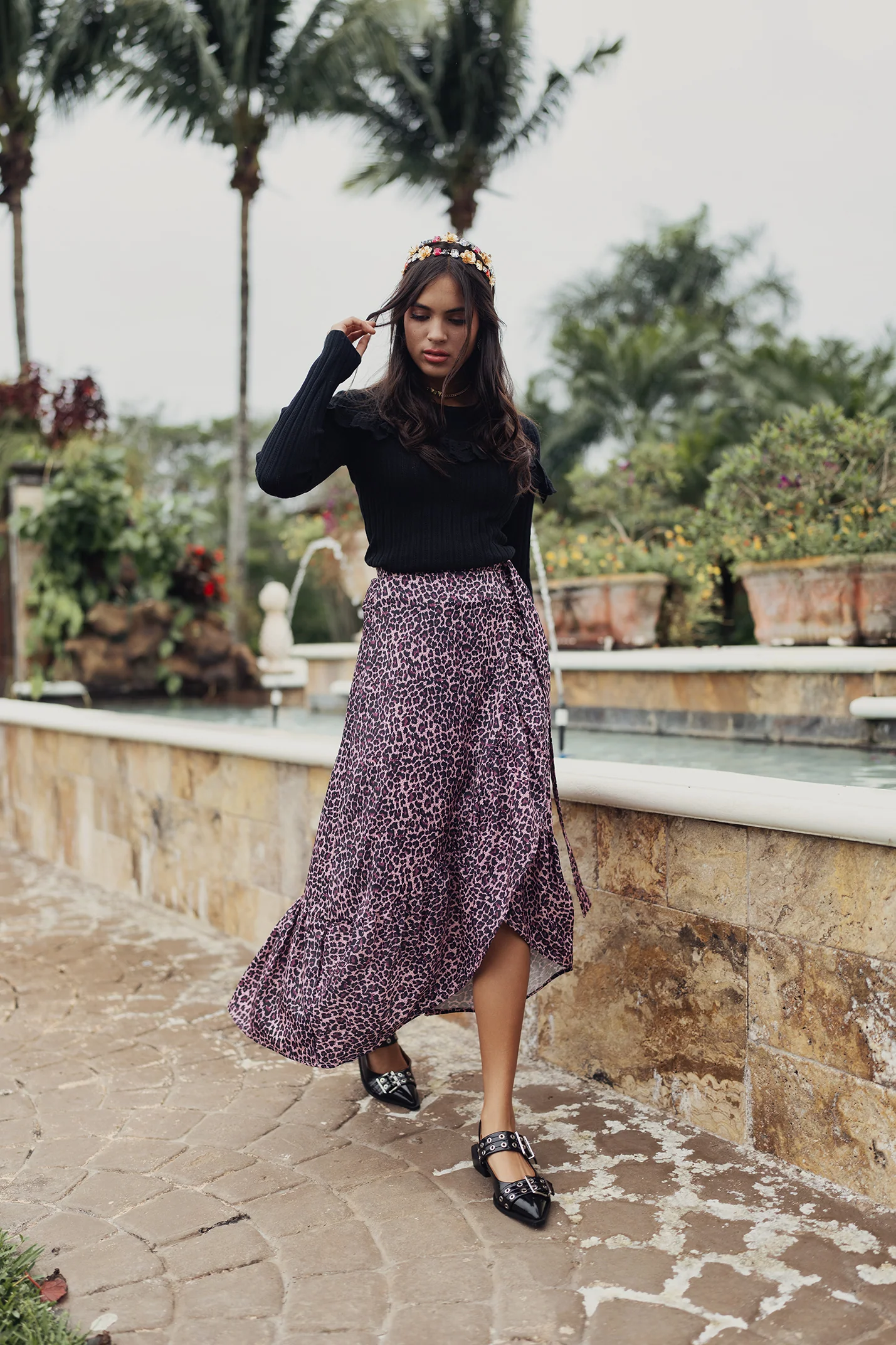 Crochet & Eyelet Knit Top - Image 11