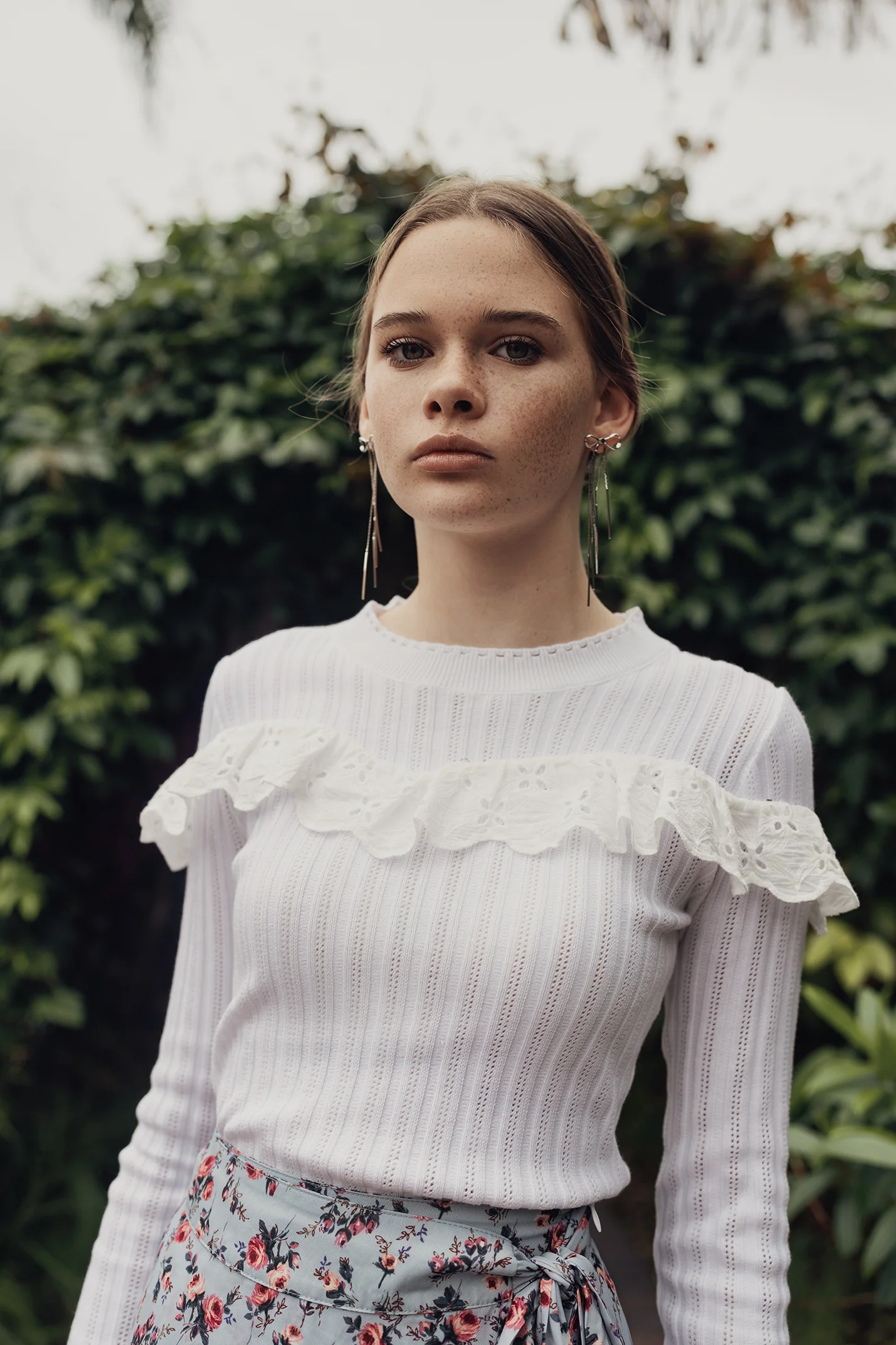 Crochet & Eyelet Knit Top - Image 9