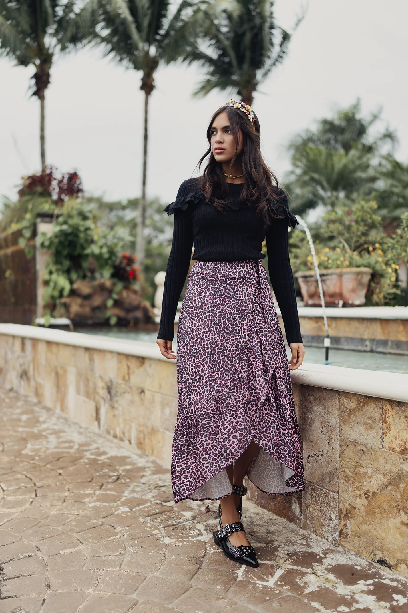 Mock Wrap Skirt - Image 13