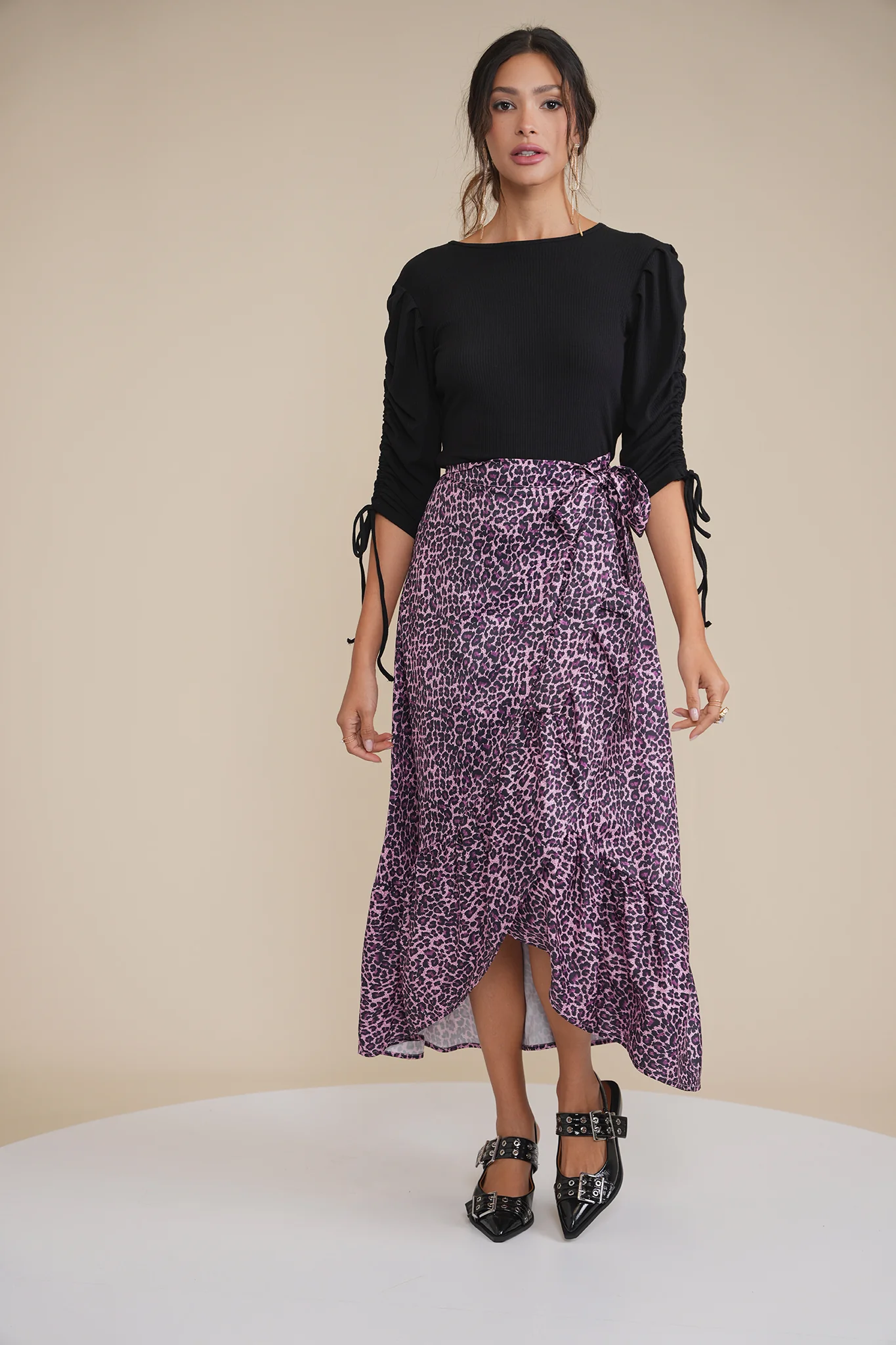 Mock Wrap Skirt - Image 21