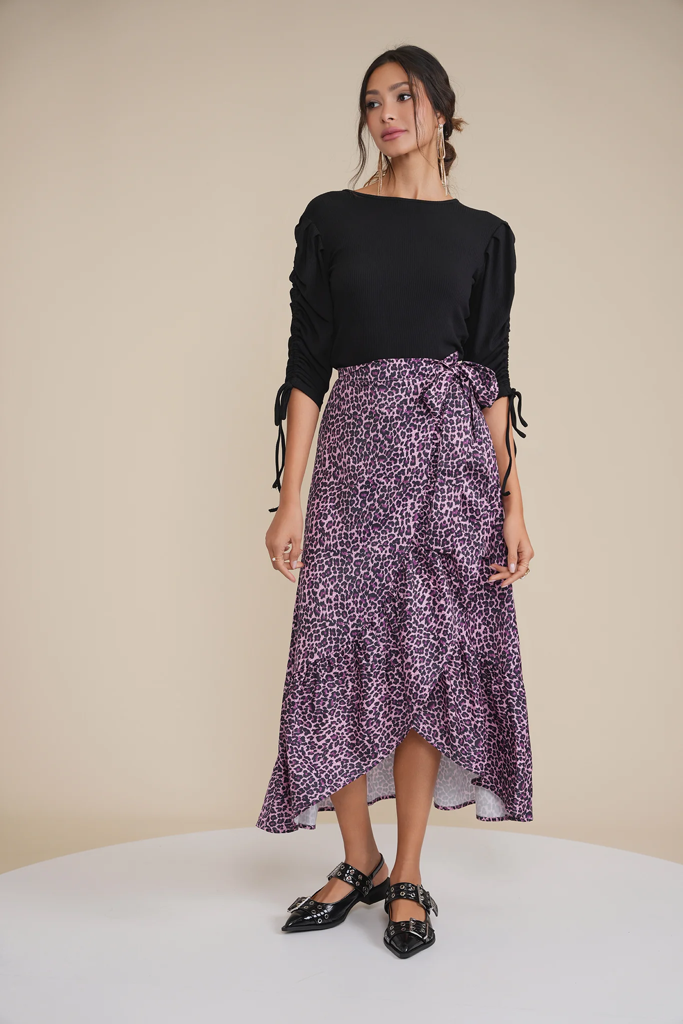 Mock Wrap Skirt - Image 22