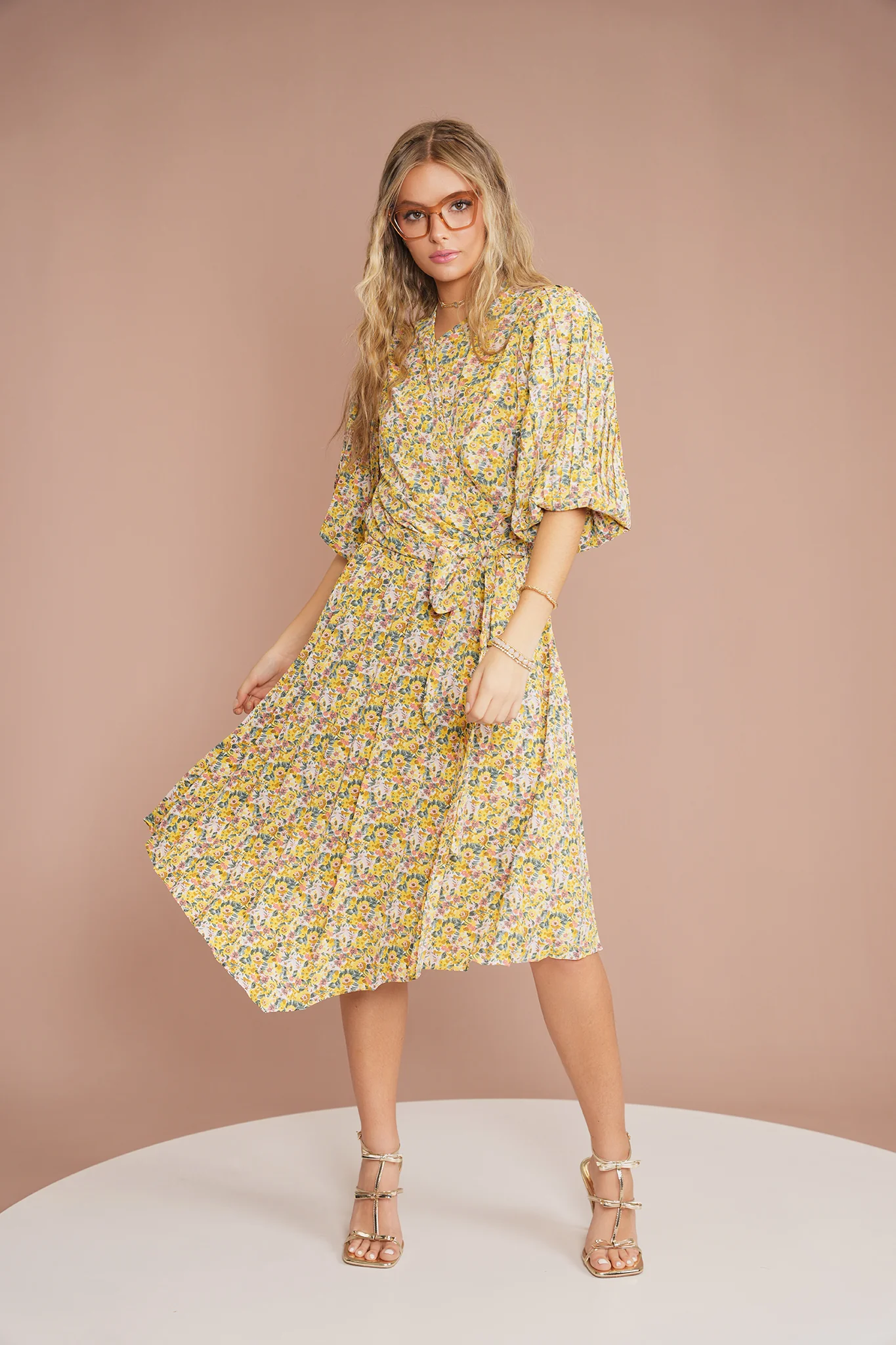 Print Pleated Skirt - Image 10