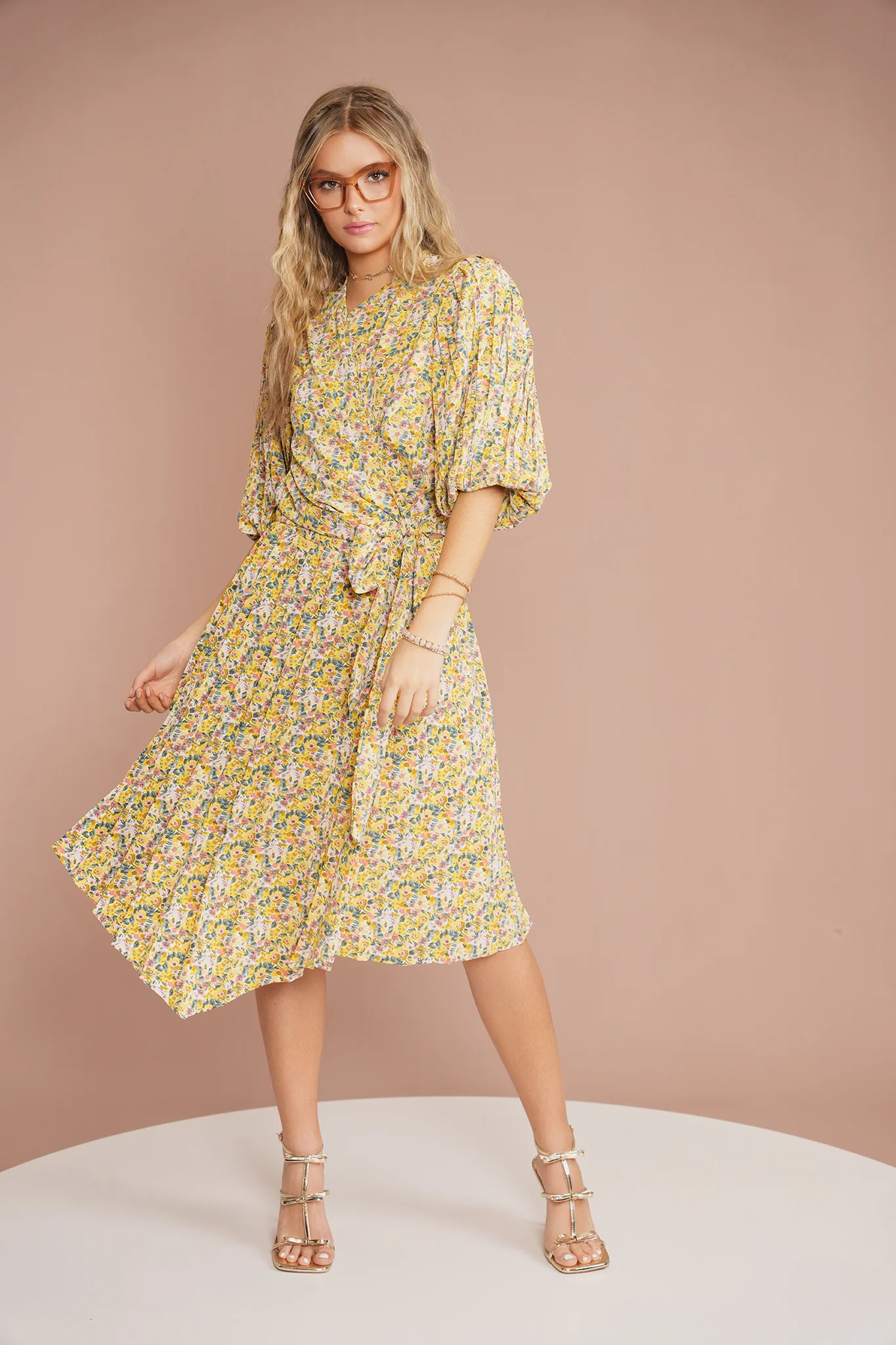 Print Pleated Skirt - Image 12