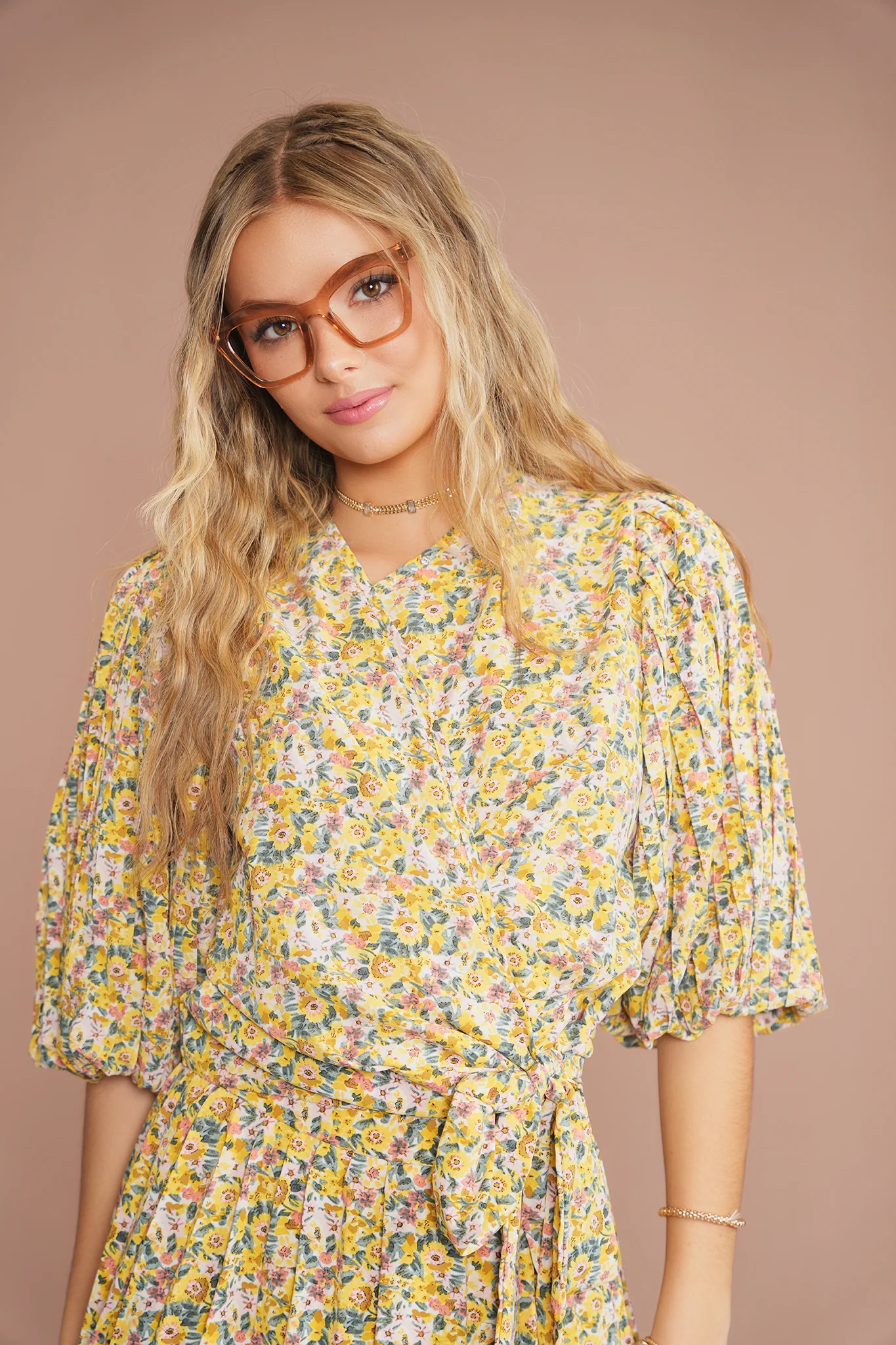 Print Pleated Skirt - Image 7