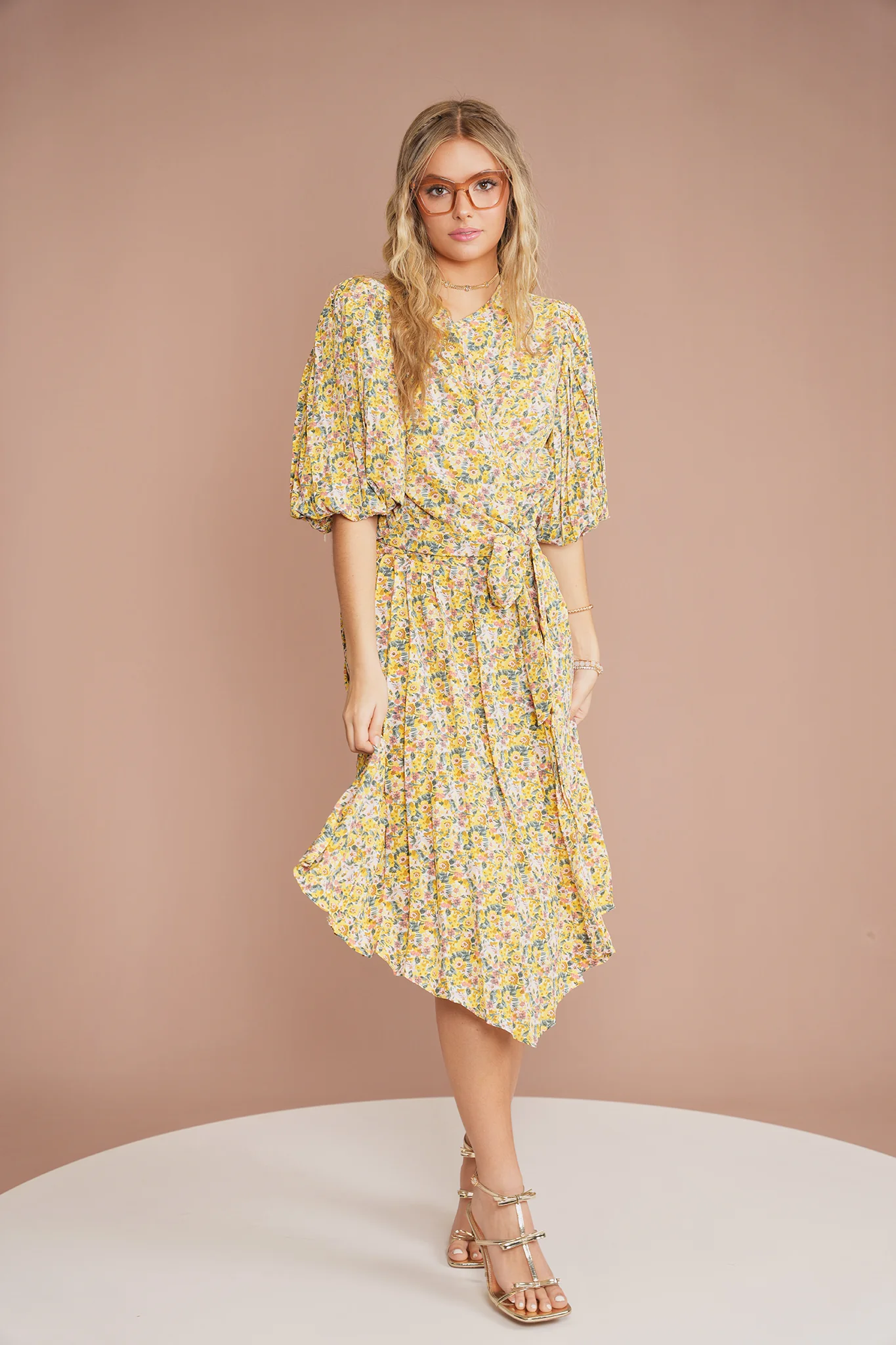 Print Pleated Skirt - Image 9