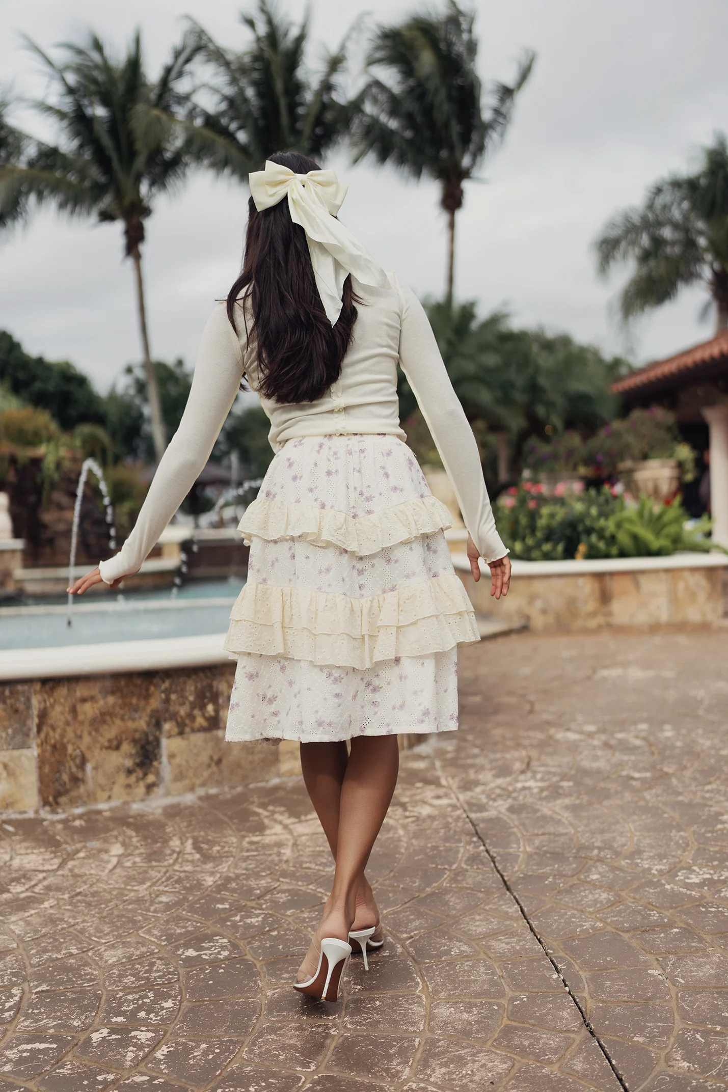 Eyelet Ruffle Skirt - Image 10