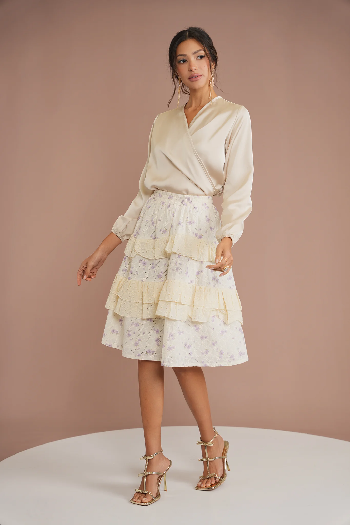 Eyelet Ruffle Skirt - Image 14