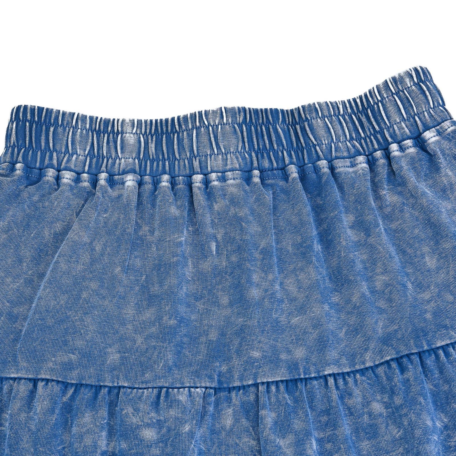 Wash Maxi Tiered Skirt - Image 17