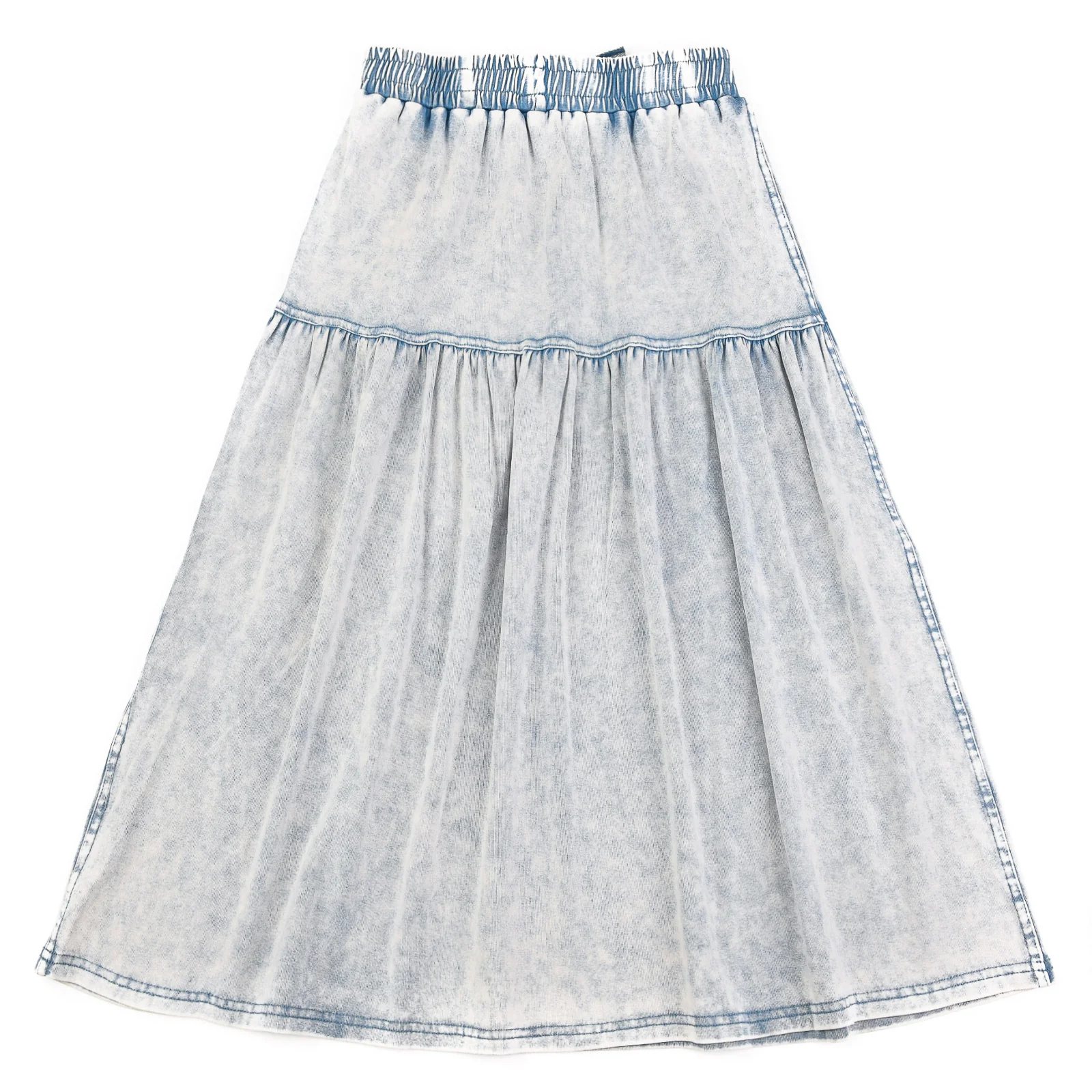 Wash Tiered Skirt - Image 12