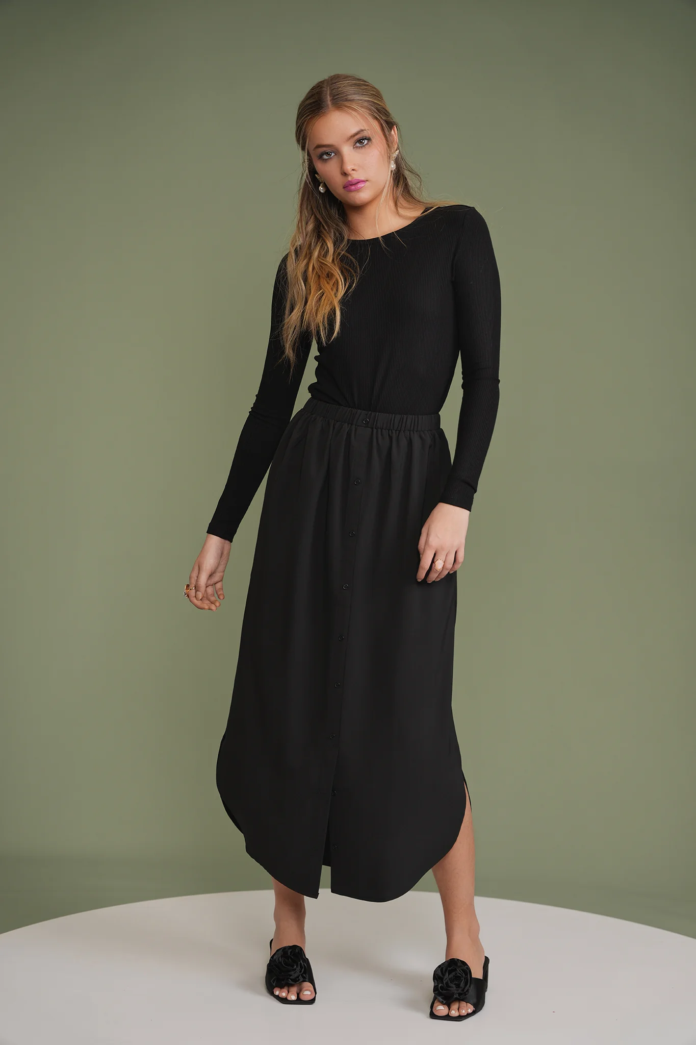 Button Skirt - Image 11