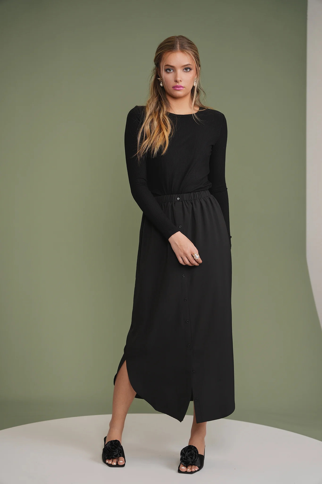 Button Skirt - Image 3
