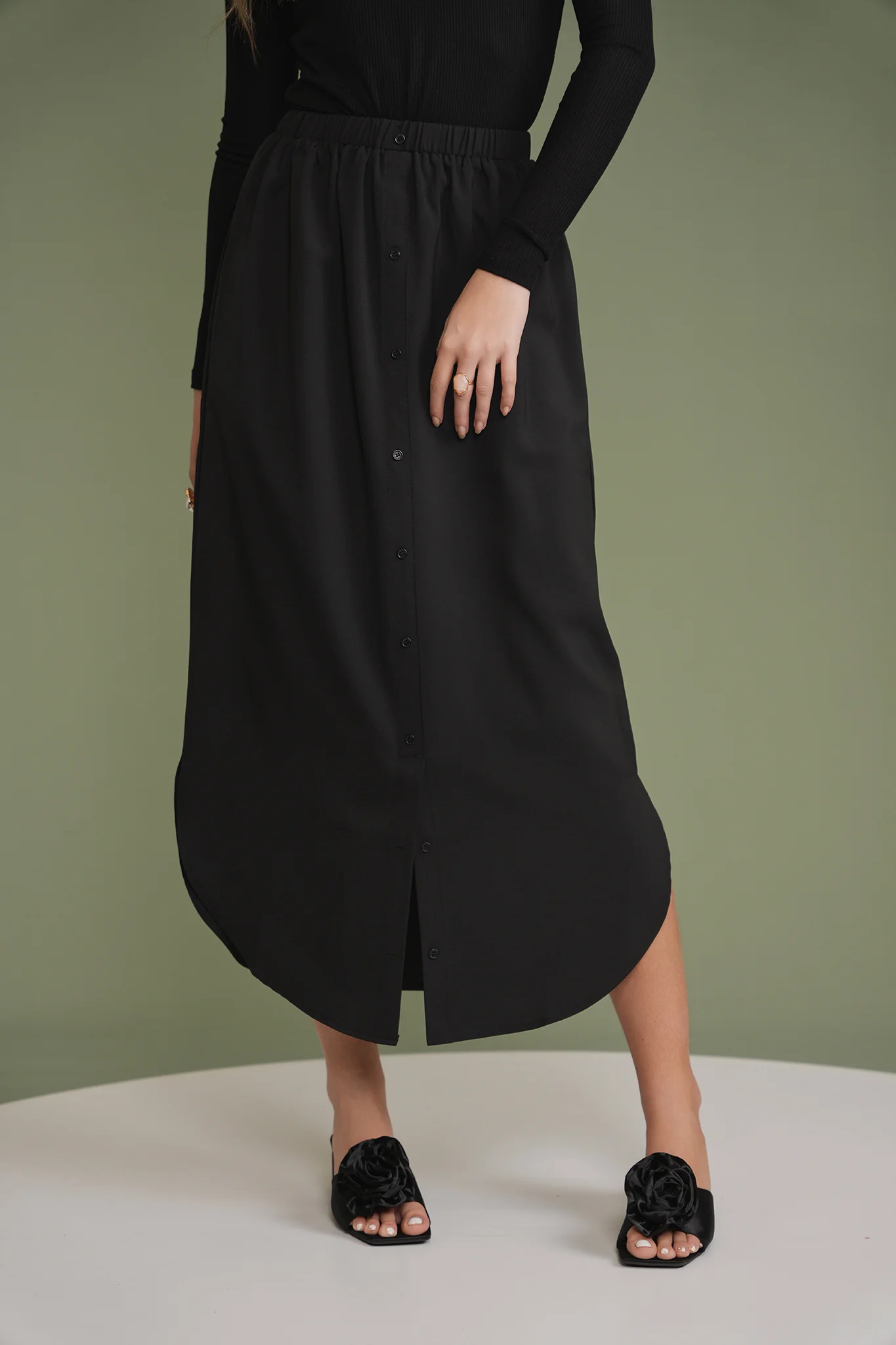 Button Skirt - Image 5