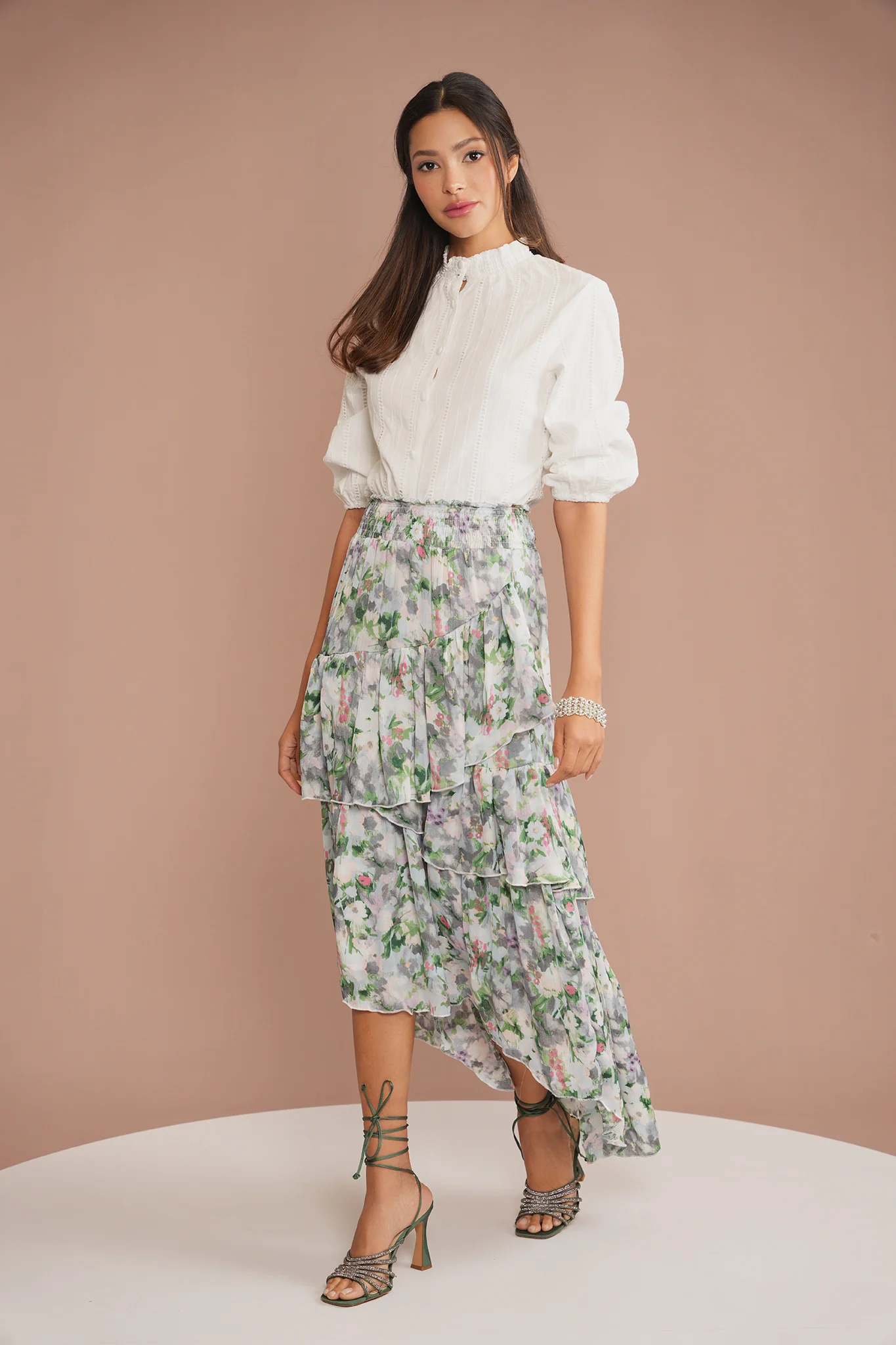 Smock Ruffle Skirt - Image 2