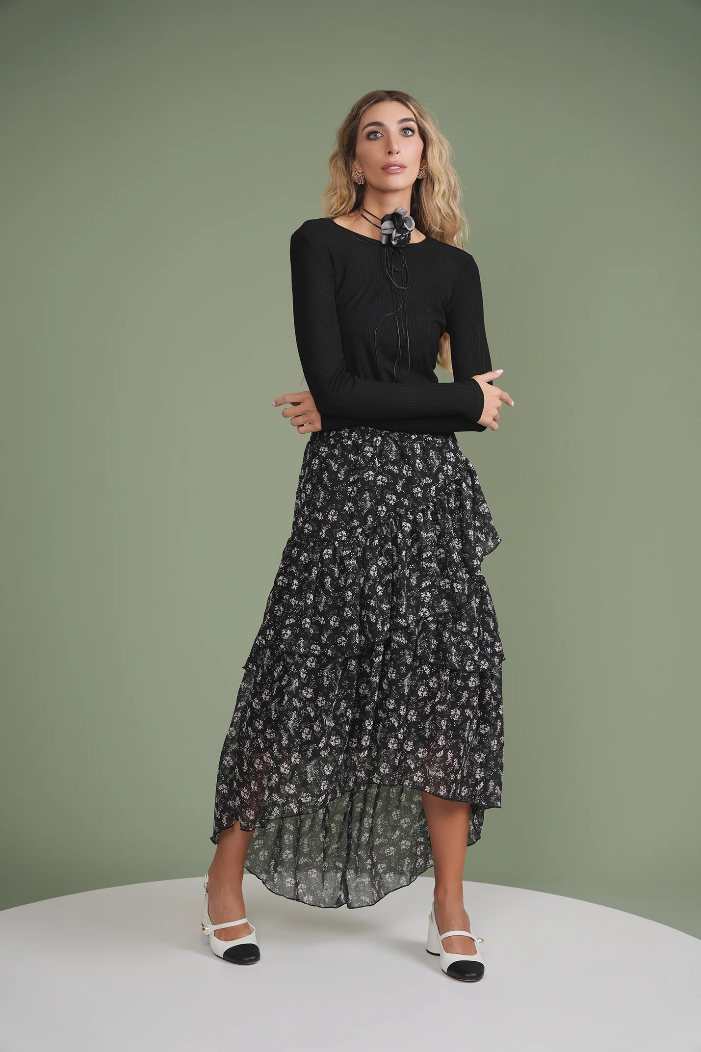 Smock Ruffle Skirt - Image 8