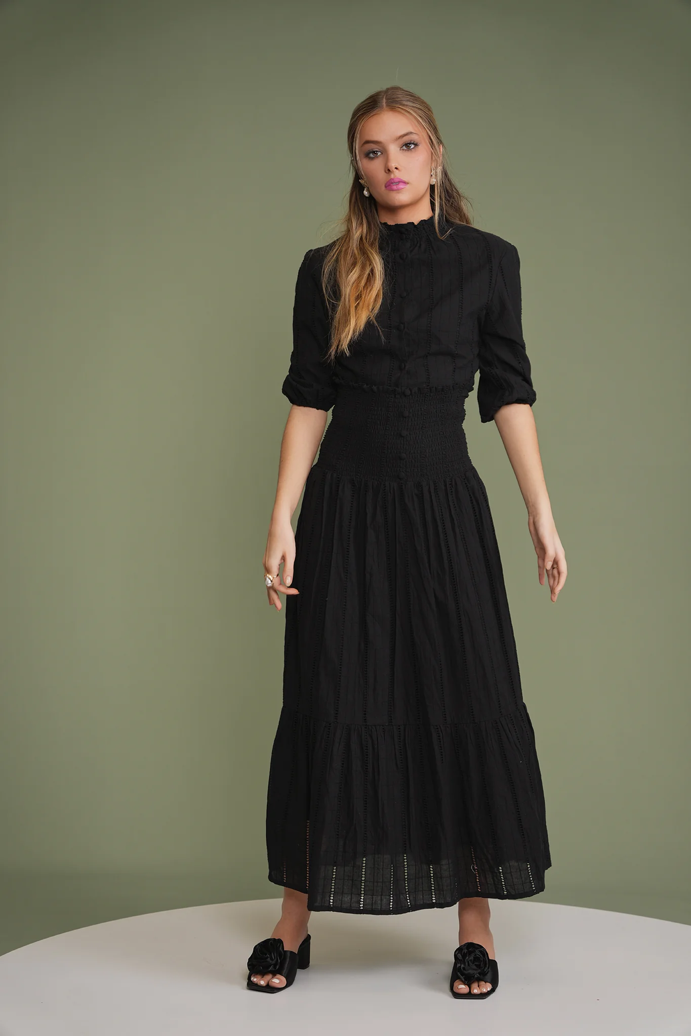Smock Eyelet Skirt - Image 2