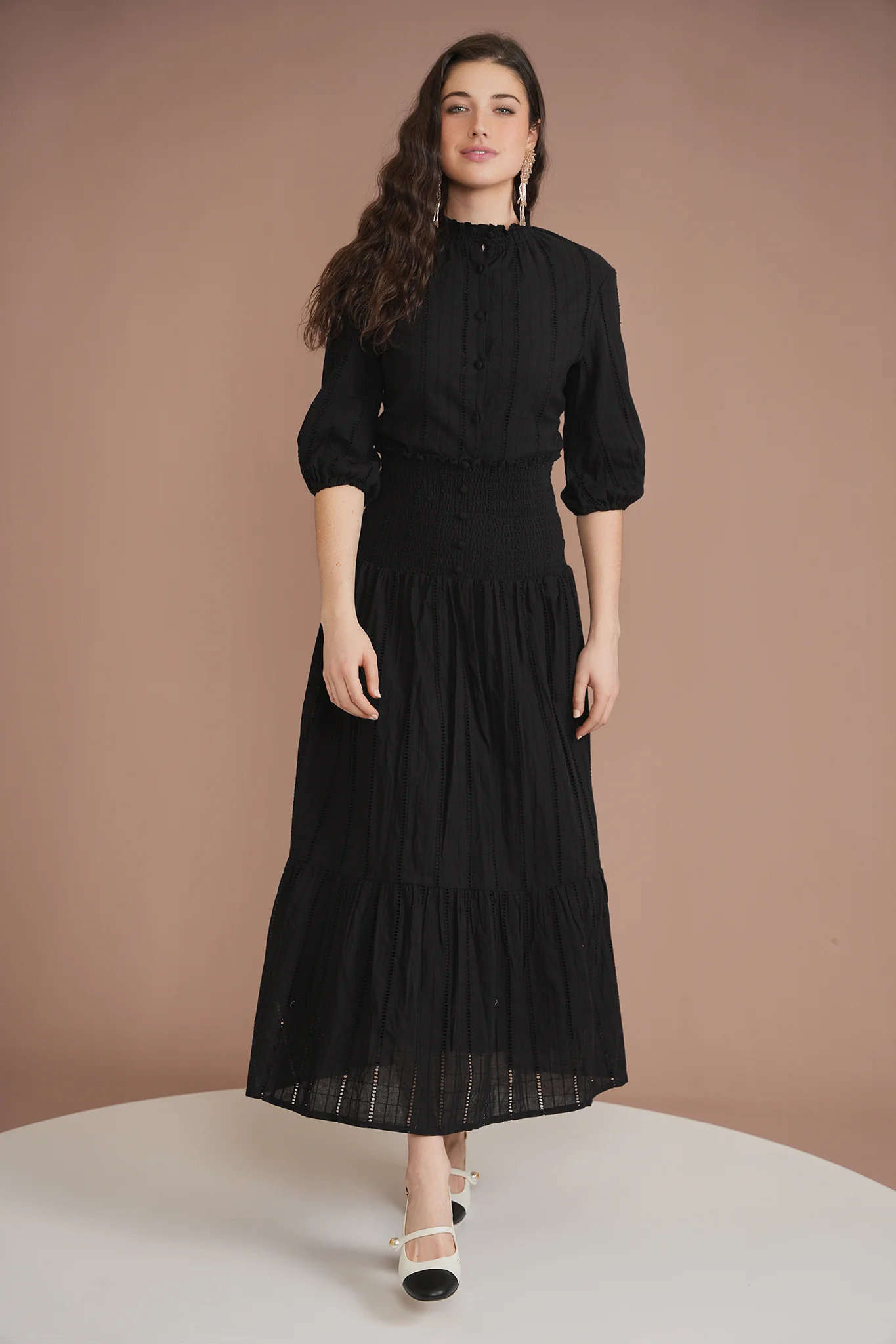 Smock Eyelet Skirt - Image 6