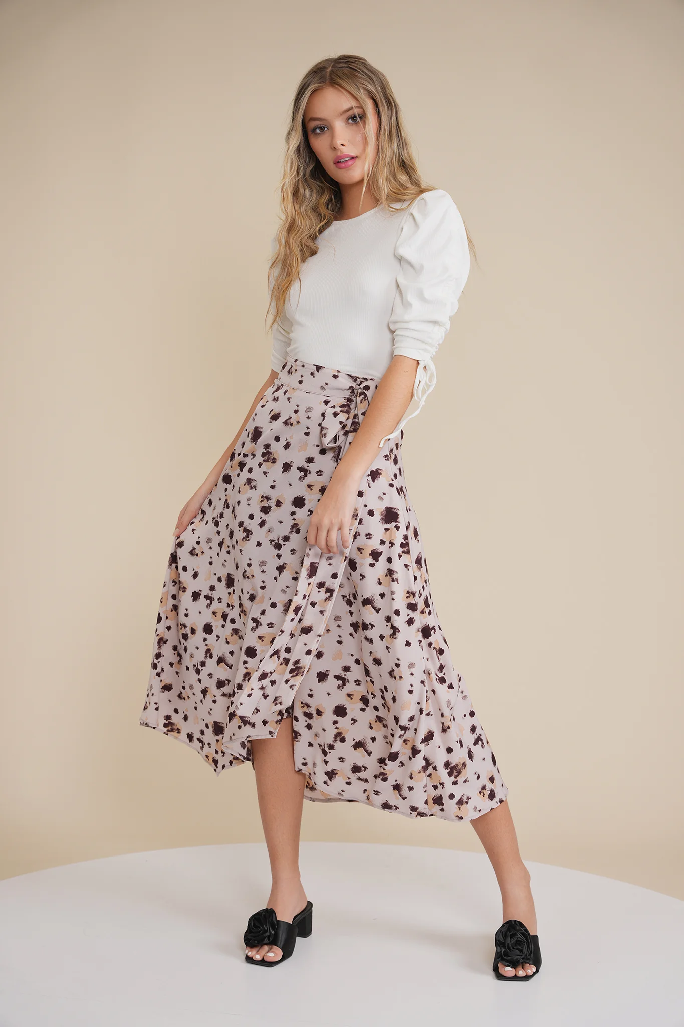 Mock Wrap Skirt - Image 12