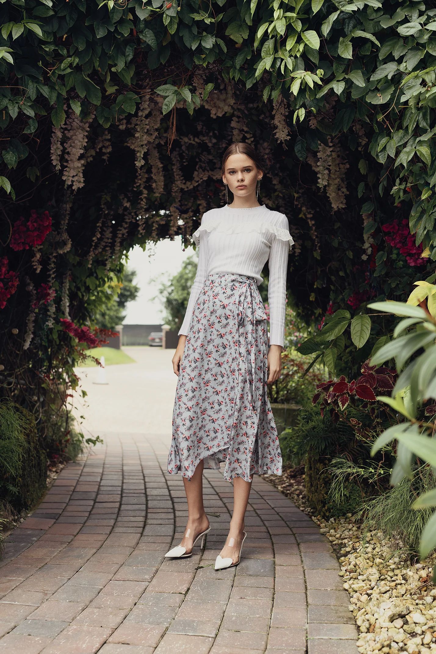 Mock Wrap Skirt - Image 7