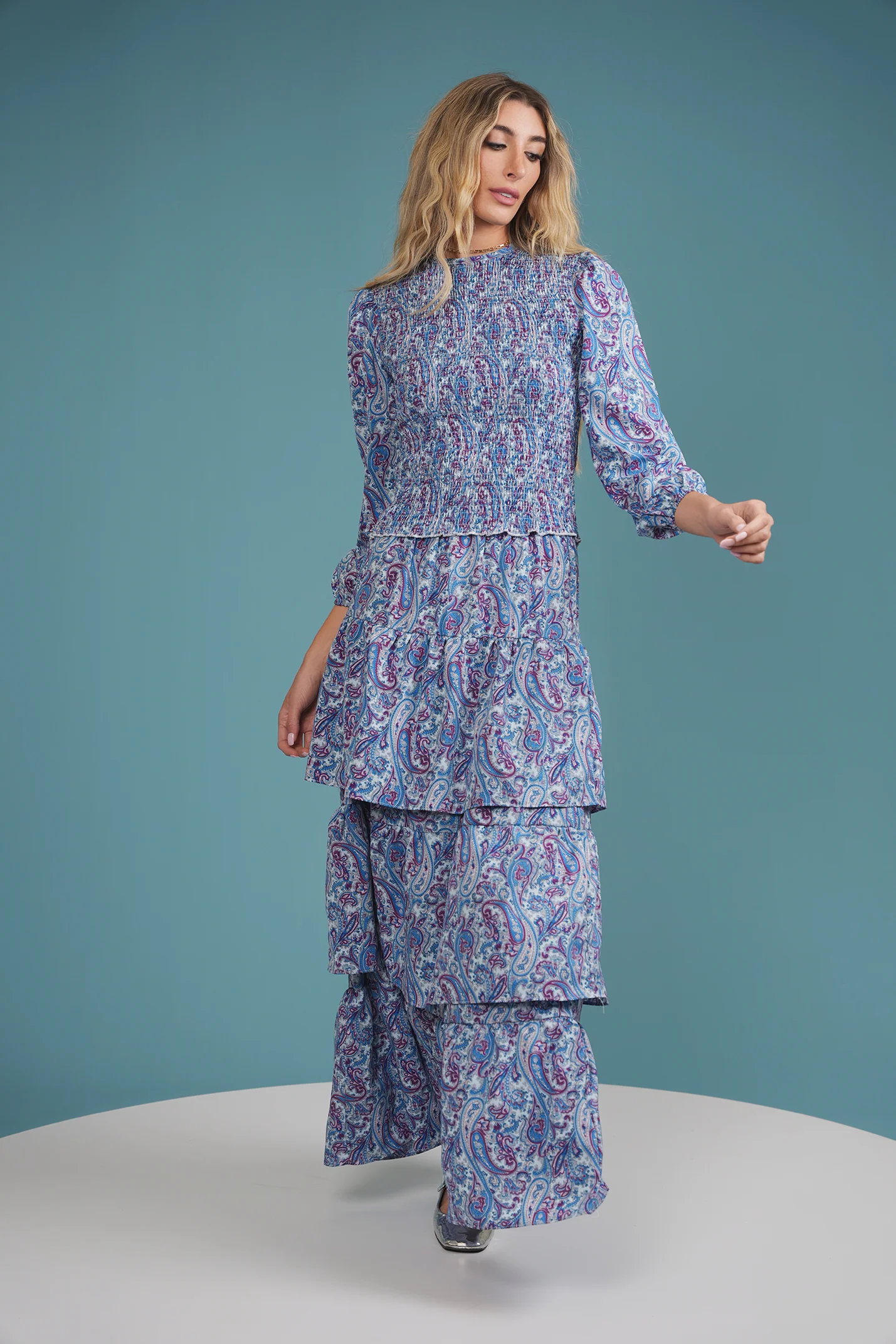 Print Layered Skirt - Image 12