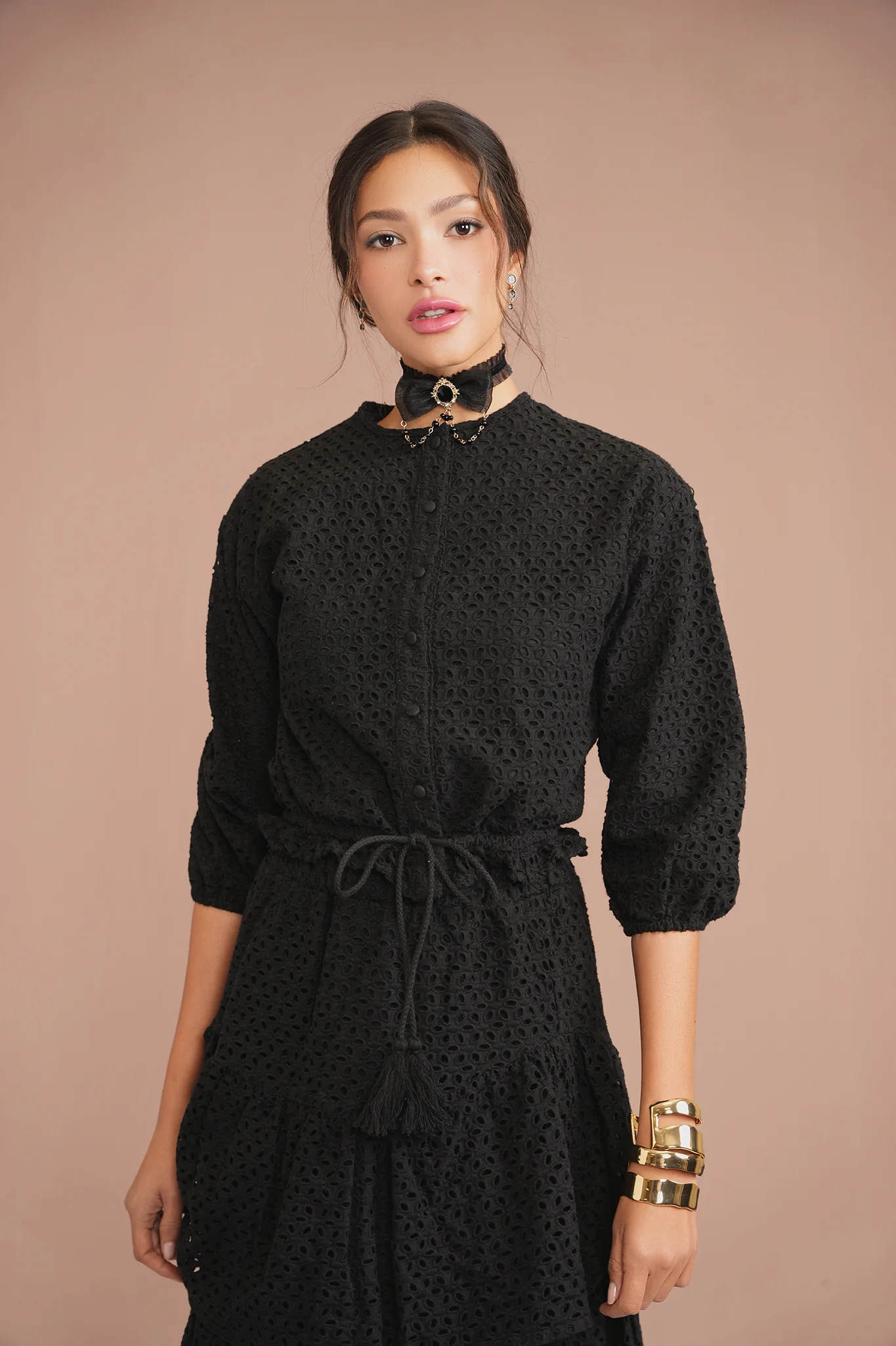 Eyelet Tiered Skirt - Image 16