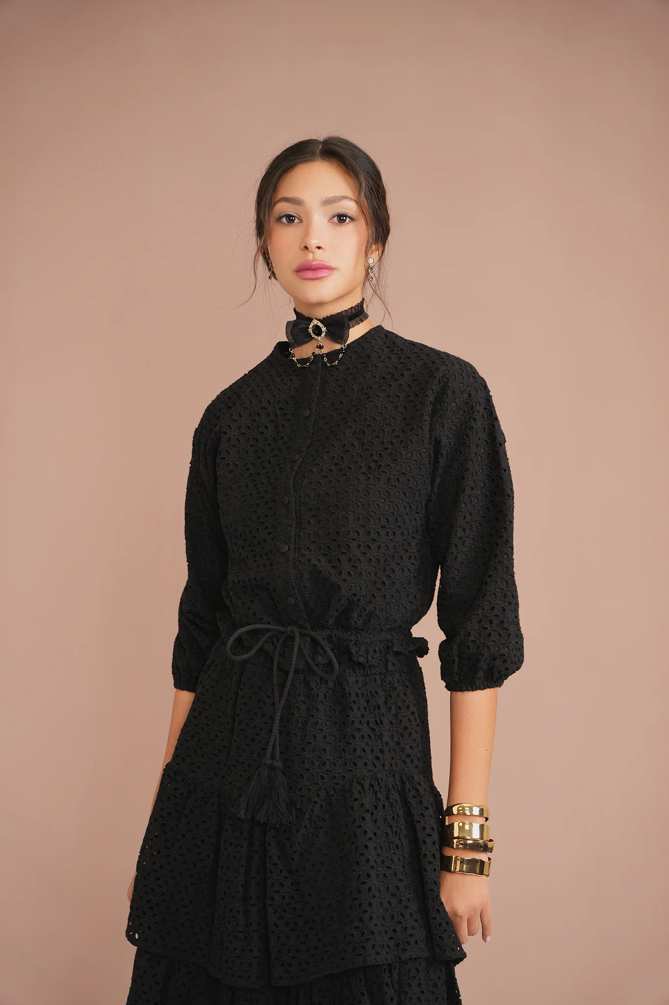 Eyelet Tiered Skirt - Image 18
