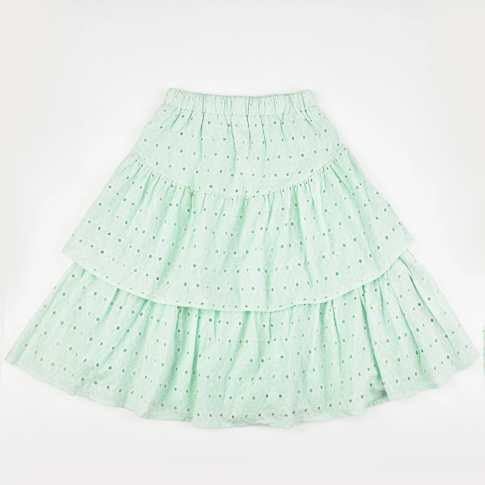 Eyelet Tiered Skirt - Image 25