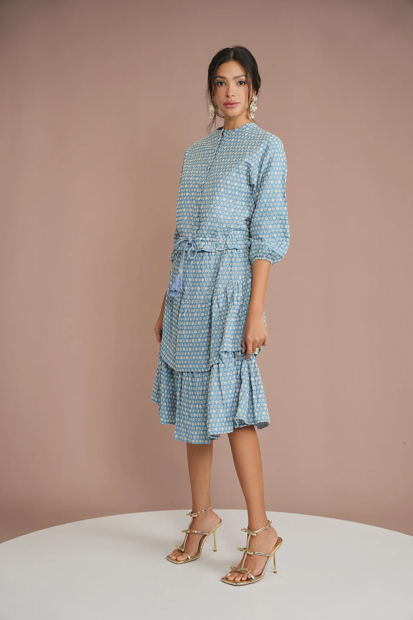 Eyelet Tiered Skirt - Image 5