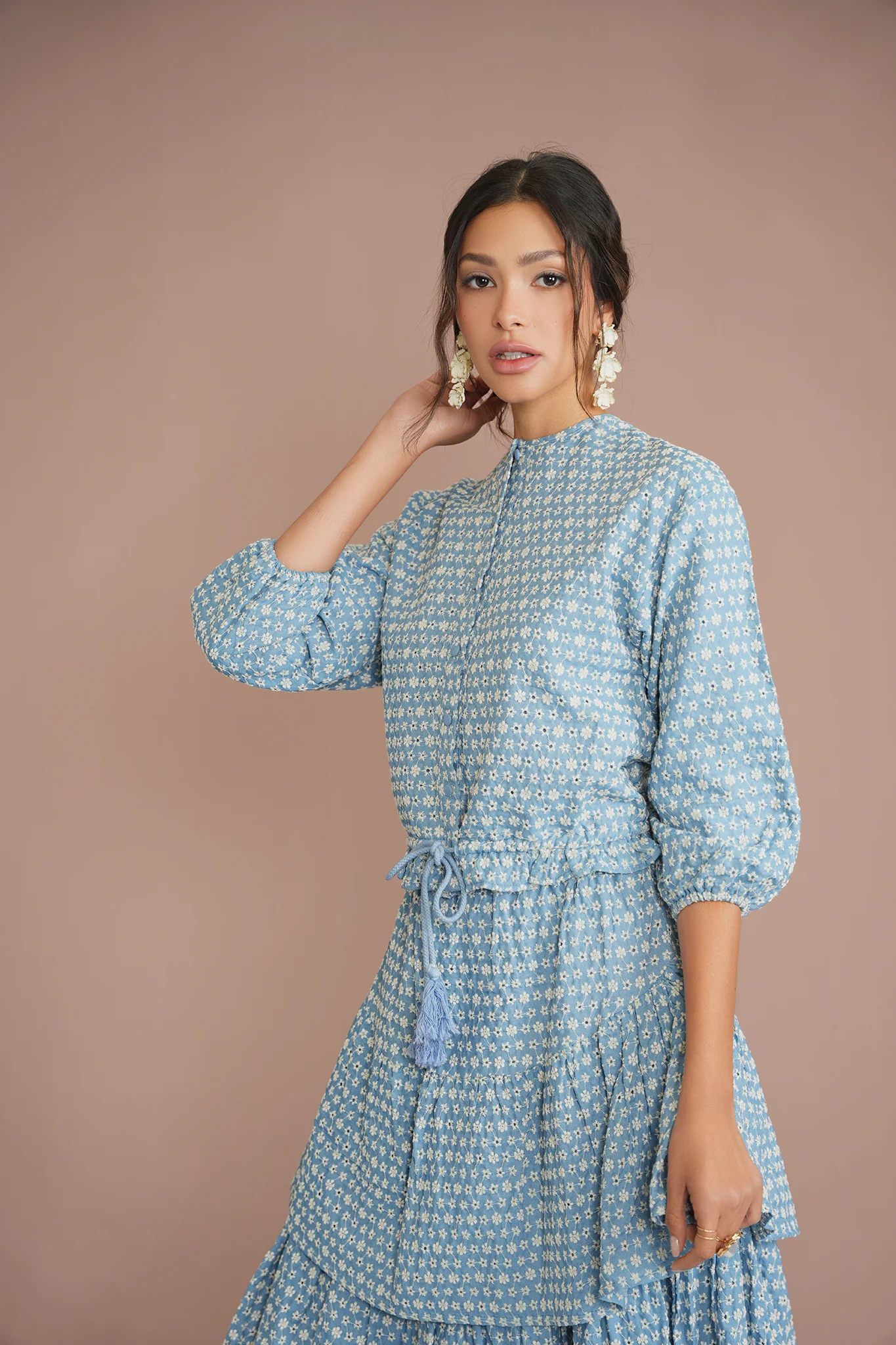 Eyelet Tiered Skirt - Image 9