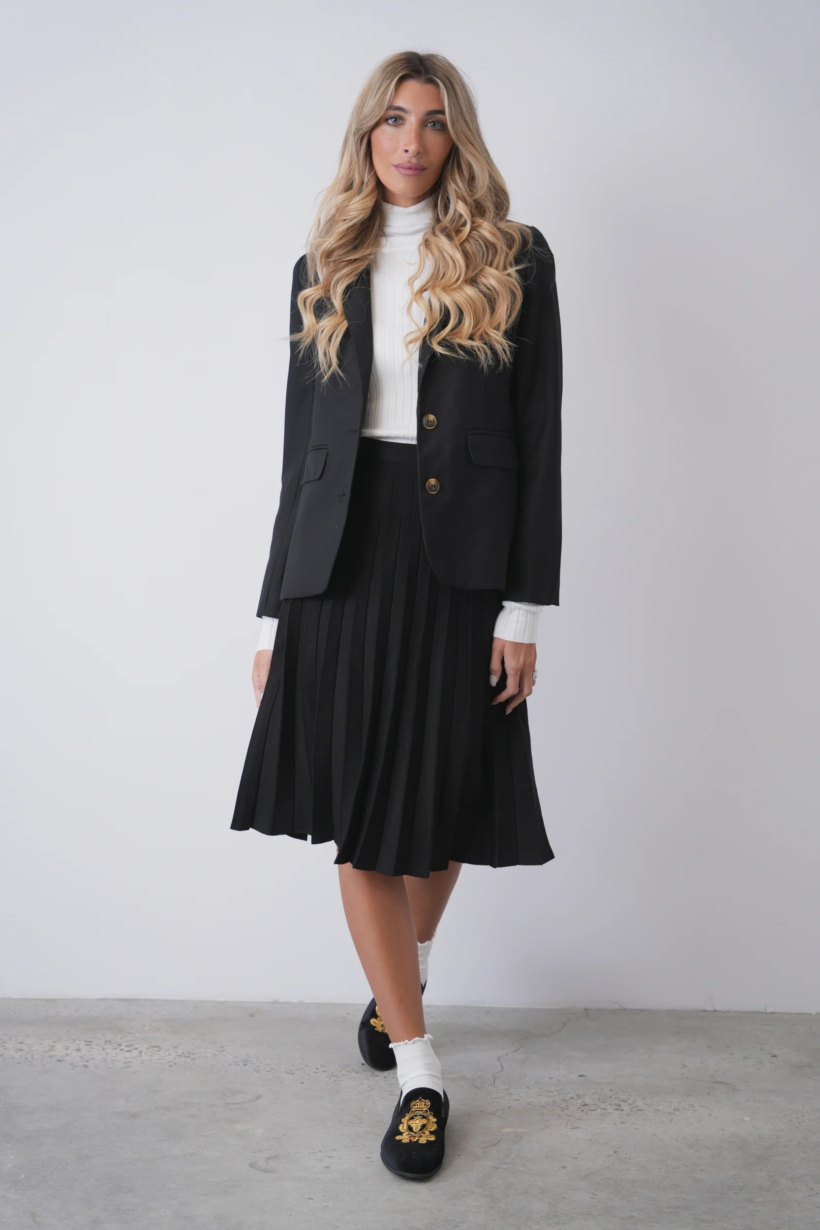 Knit Pleated Skirt 26" - Image 15