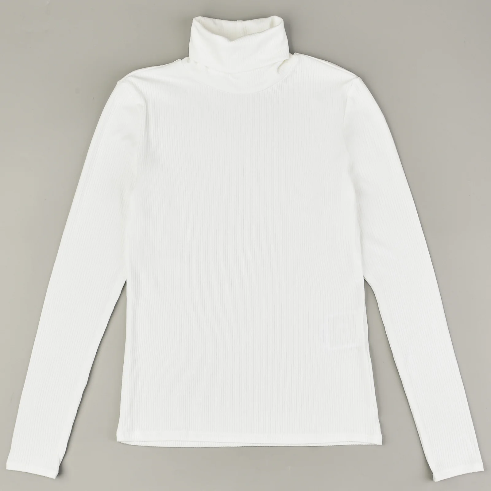 Soft Rib Turtleneck Tee - Image 18
