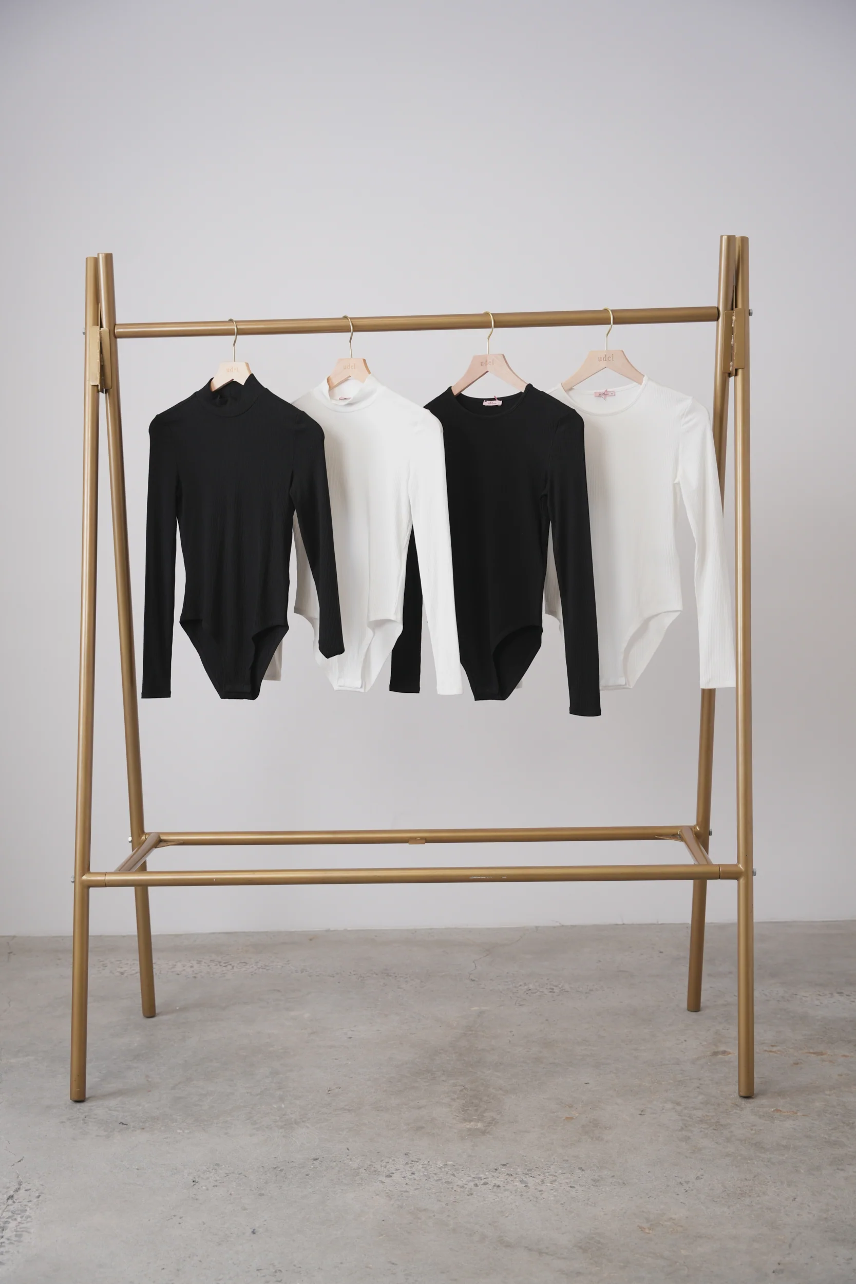 Soft Rib Mock Neck Bodysuit - Image 10