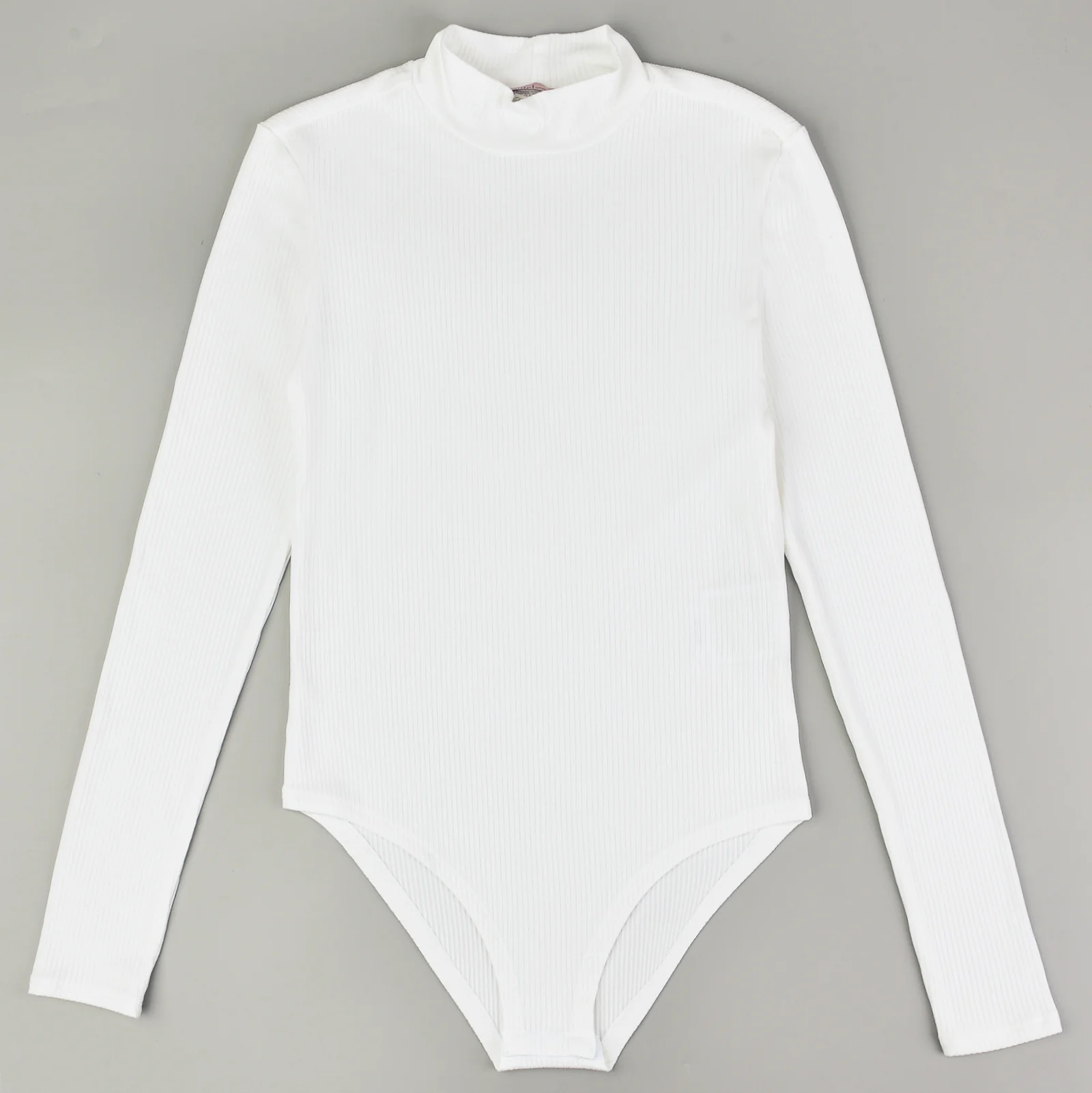 Soft Rib Mock Neck Bodysuit - Image 4