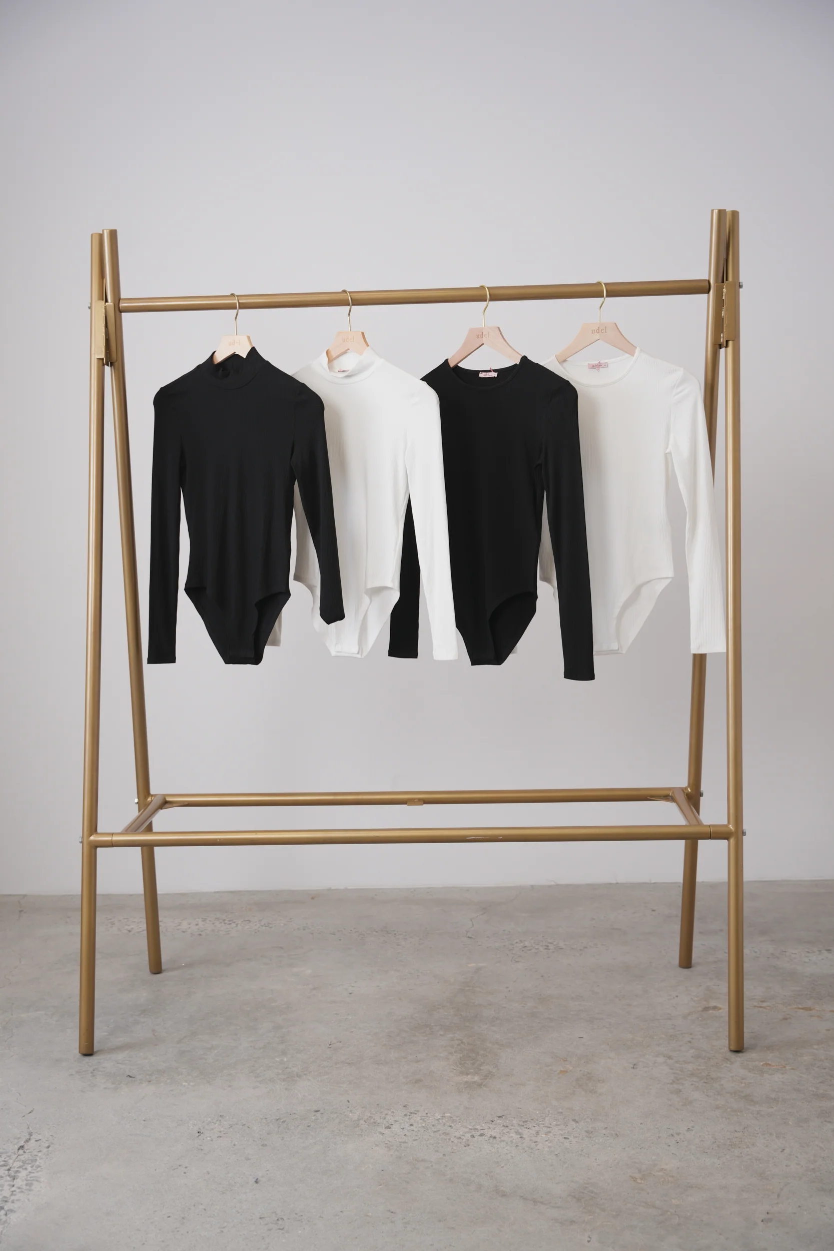 Soft Rib Mock Neck Bodysuit - Image 8
