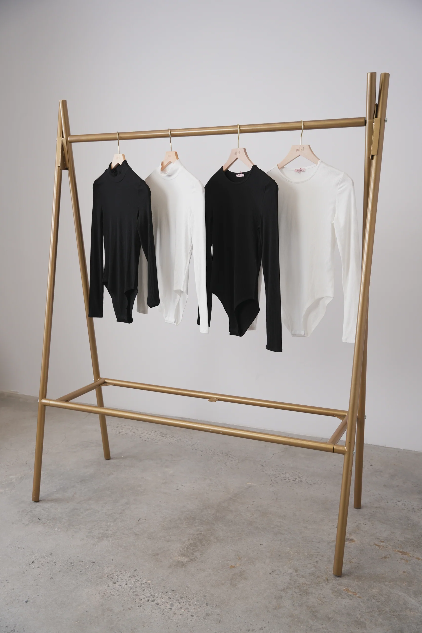 Soft Rib Mock Neck Bodysuit - Image 9