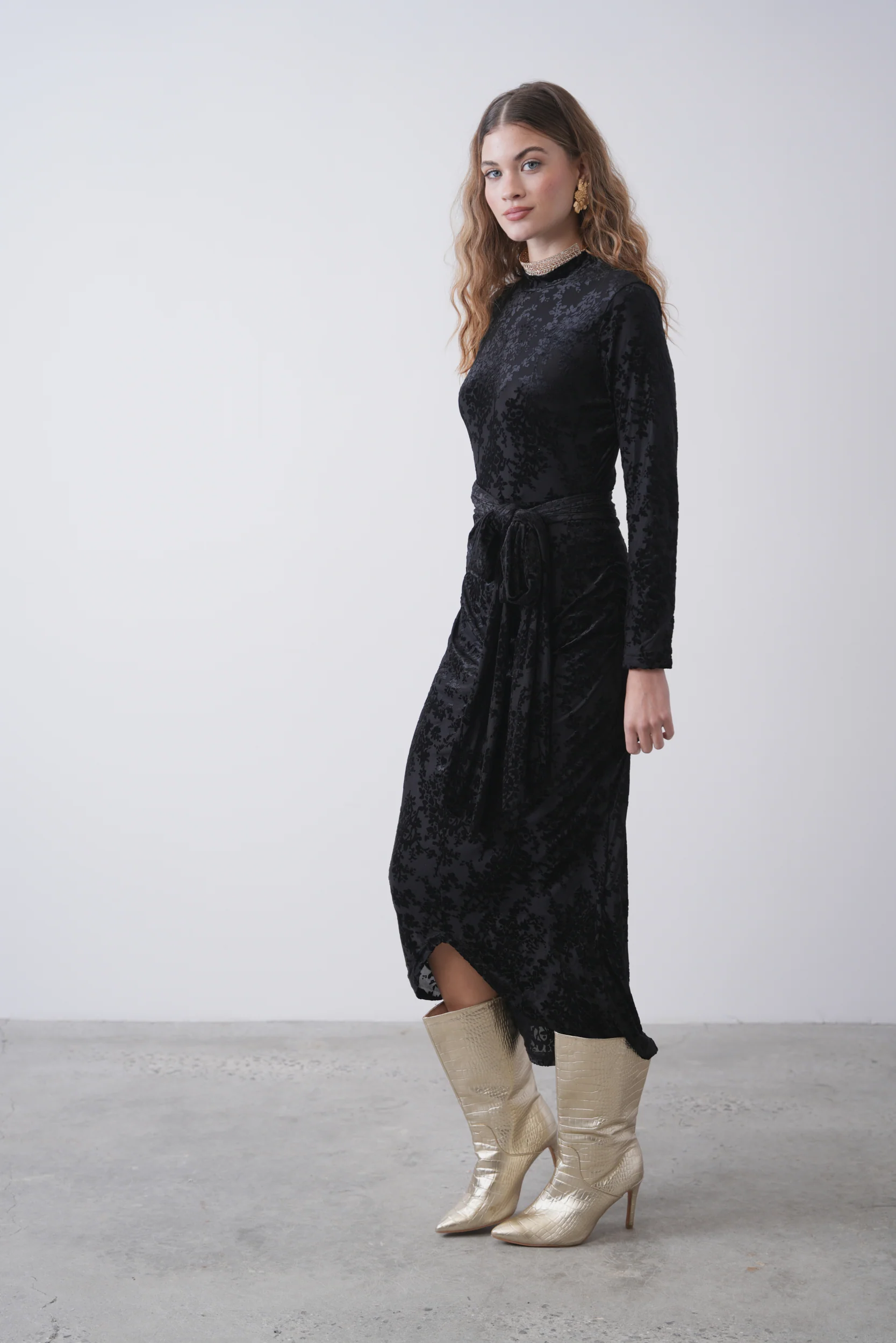 Tie High Low Dress - Image 5
